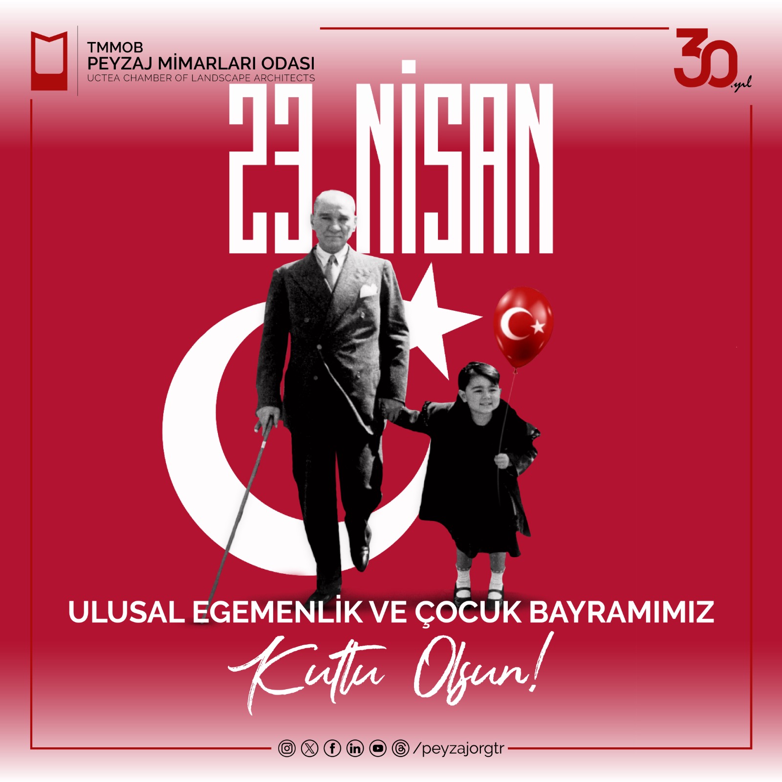 23 NİSAN ULUSAL EGEMENLİK VE ÇOCUK BAYRAMI KUTLU OLSUN