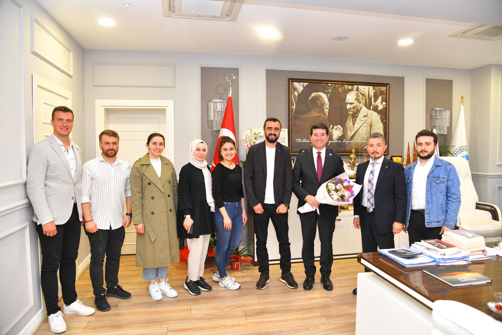 TRABZON ORTAHİSAR BELEDİYE BAŞKANI SN. AHMET KAYA MAKAMINDA ZİYARET EDİLDİ.