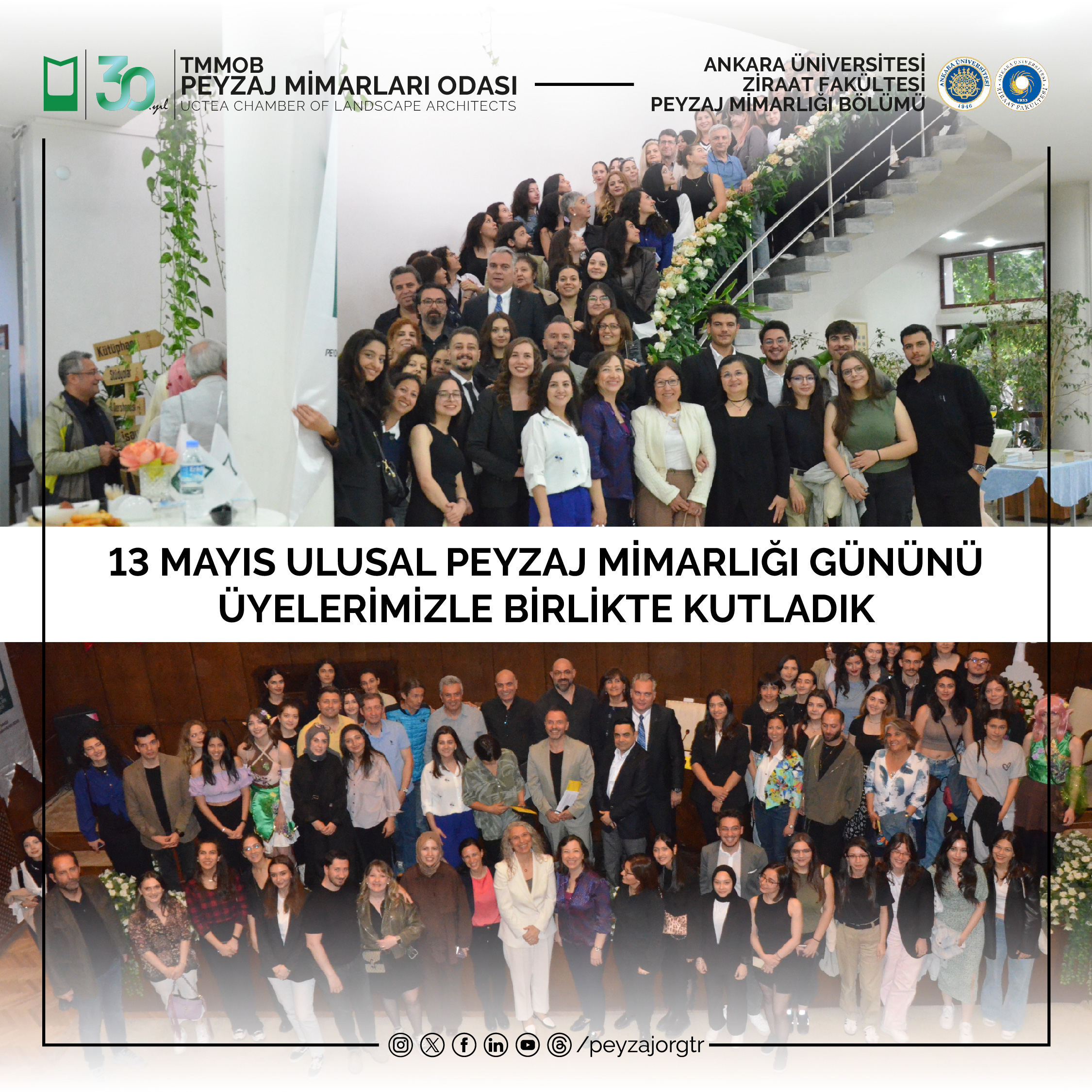 13 MAYIS ULUSAL PEYZAJ MİMARLIĞI GÜNÜNÜ ÜYELERİMİZLE BİRLİKTE KUTLADIK