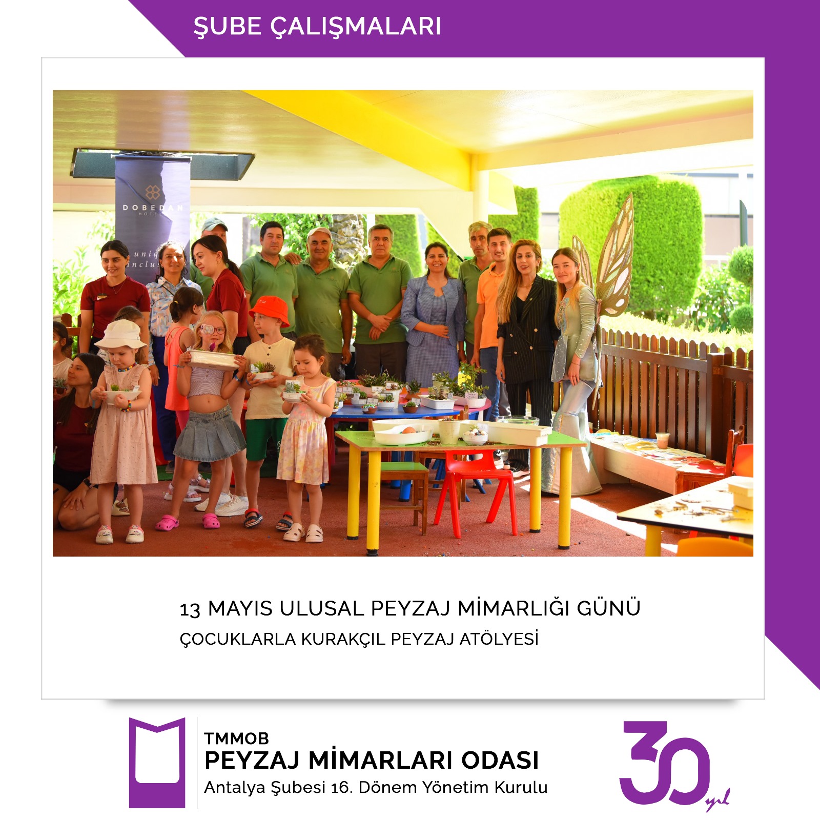 13 MAYIS ULUSAL PEYZAJ MİMARLIĞI GÜNÜ  KURAKÇIL PEYZAJ ATÖLYESİ