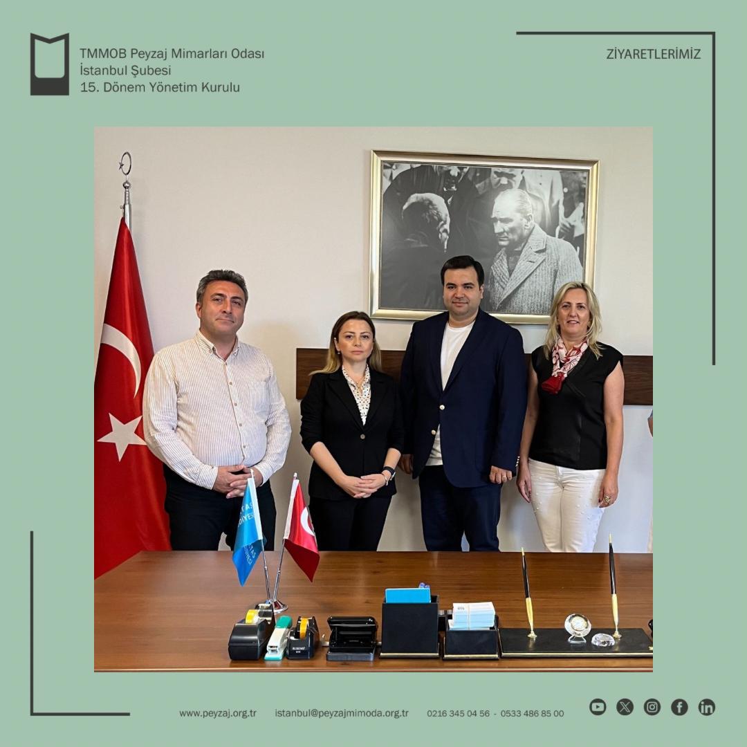 T.C. BEŞİKTAŞ BELEDİYESİ BAŞKAN YARDIMCISI SN. ÖMER RASİM ŞİŞMAN VE PARK VE BAHÇELER MÜDÜRÜ SN. AZEM DURSUN MAKAMINDA ZİYARET EDİLDİ.