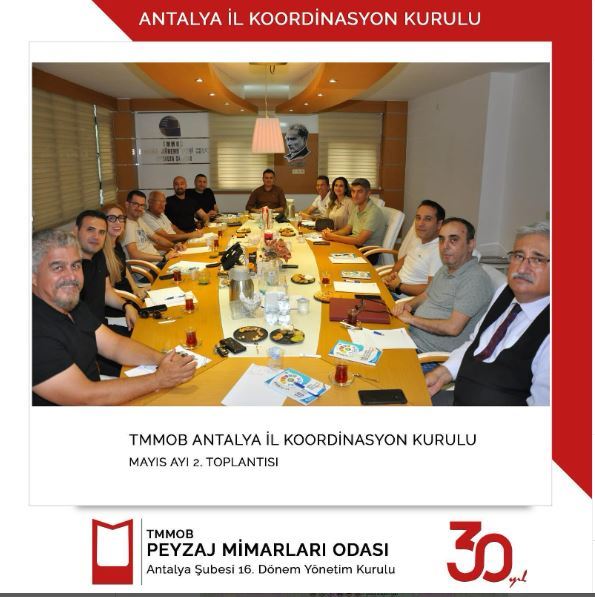 TMMOB ANTALYA İL KOORDİNASYON KURULU MAYIS AYI OLAĞAN TOPLANTISI