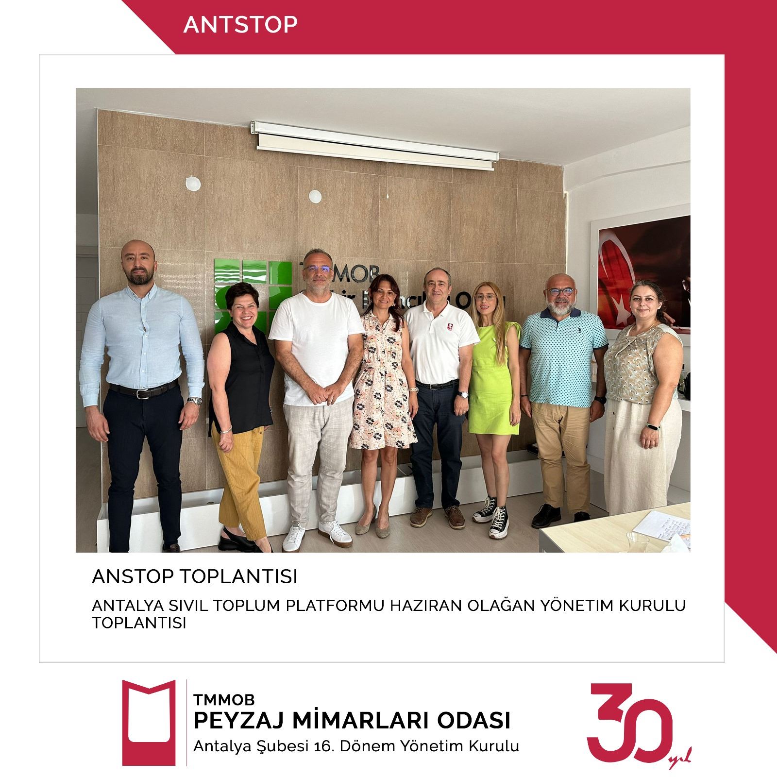 ANSTOP HAZİRAN AYI OLAĞAN YÖNETİM KURULU TOPLANTISI