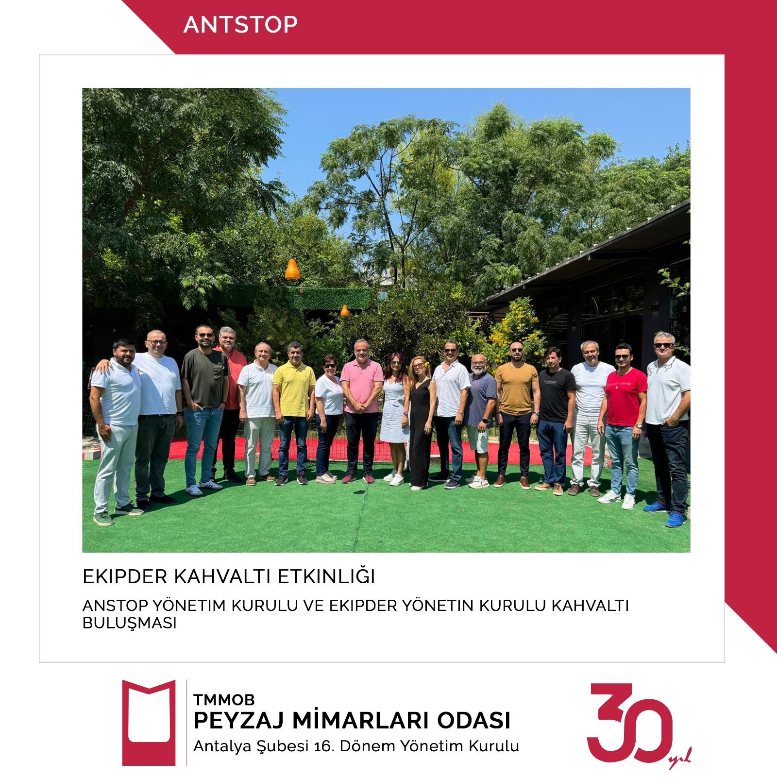 EKİPDER KAHVALTI ANSTOP ve EKİPDER YÖNETİM KURULLARI BULUŞMASI