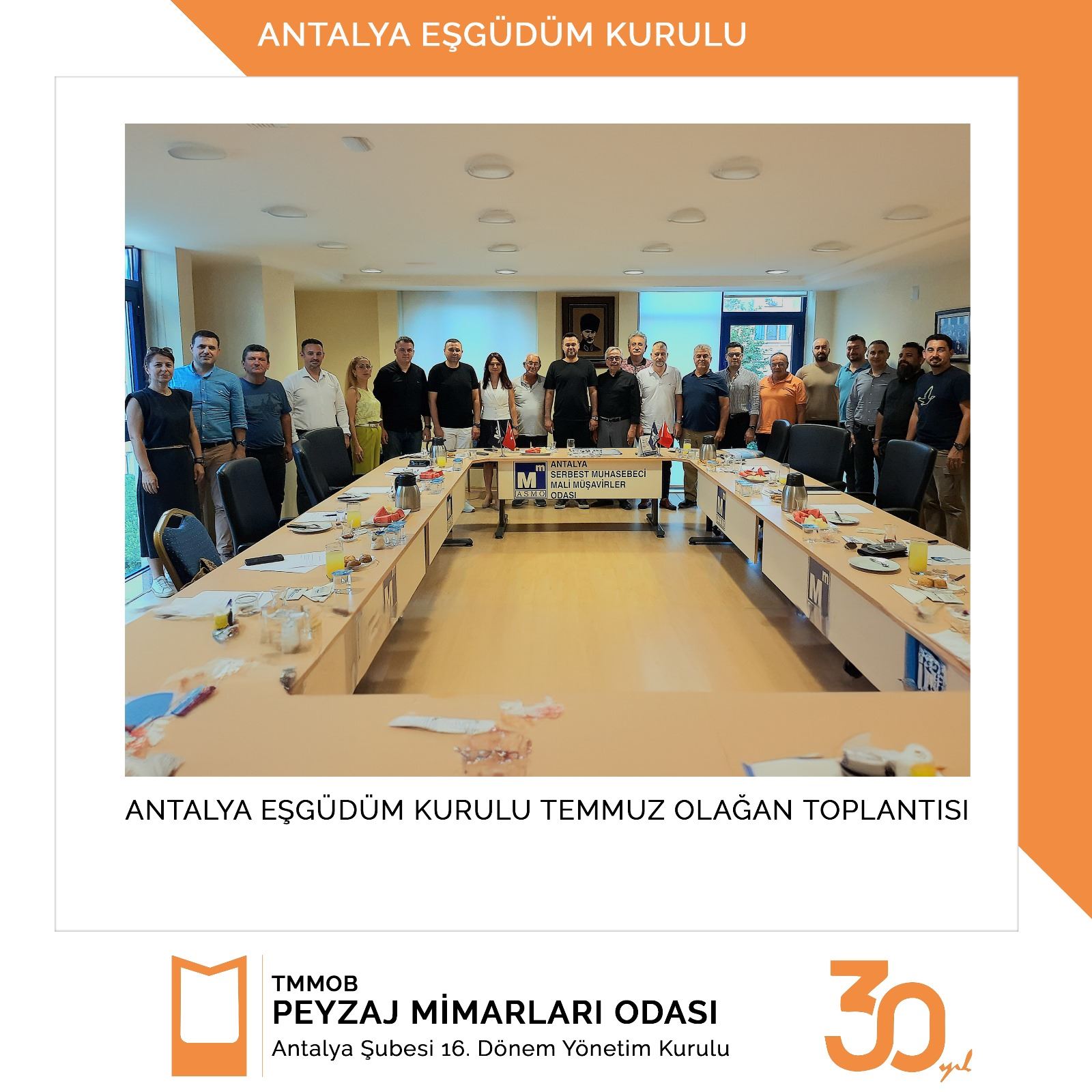 ANTALYA EŞGÜDÜM KURULU TEMMUZ AYI OLAĞAN TOPLANTISI