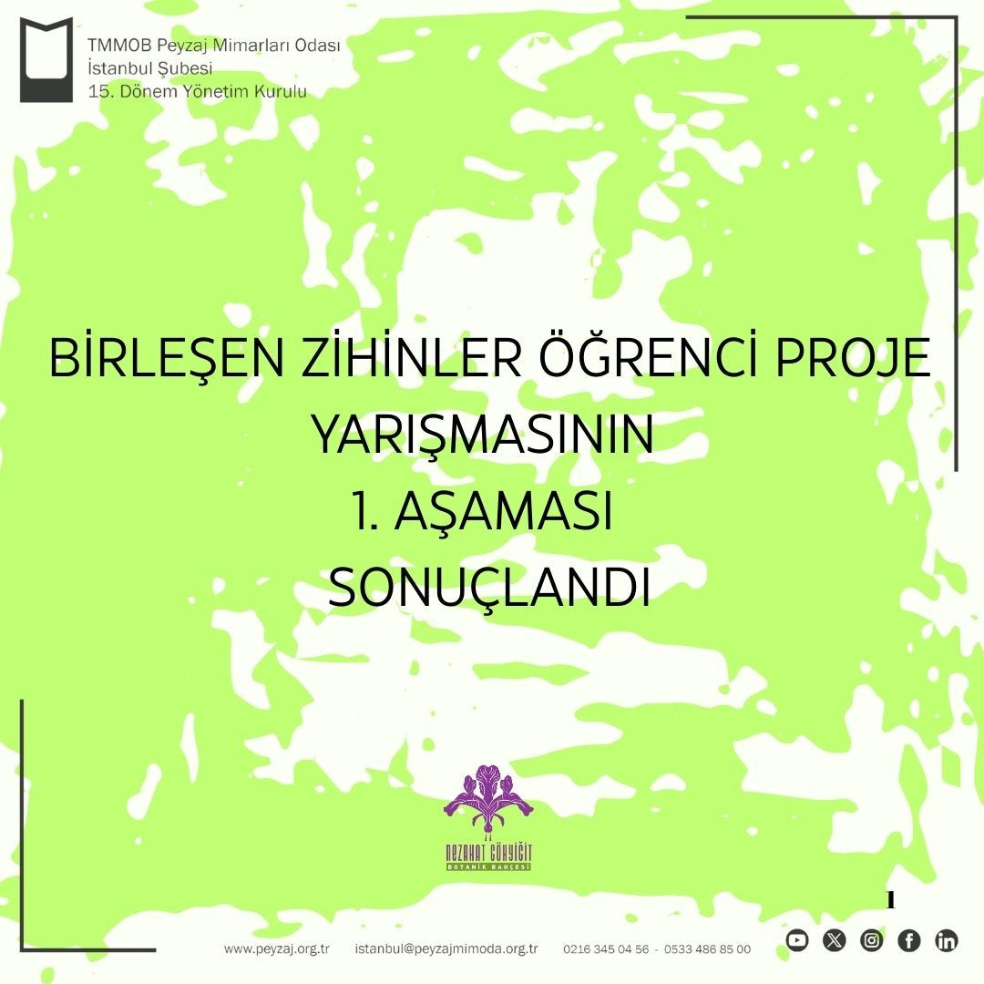 BİRLEŞEN ZİHİNLER ÖĞRENCİ PROJE YARIŞMASININ 1. AŞAMASI SONUÇLANDI