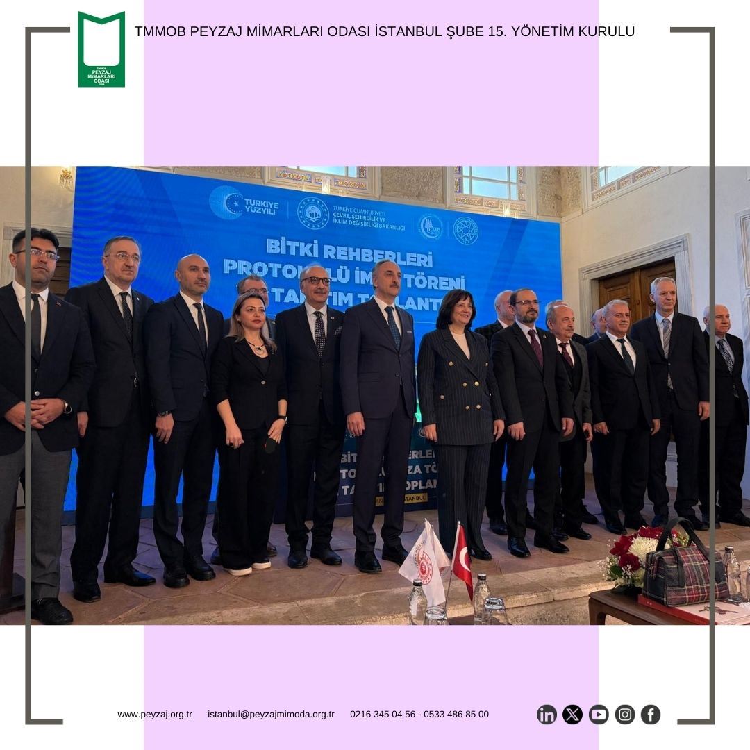 BİTKİ REHBERLERİ PROTOKOLÜ İMZA TÖRENİ VE TANITIM TOPLANTISINA KATILIM SAĞLADIK.
