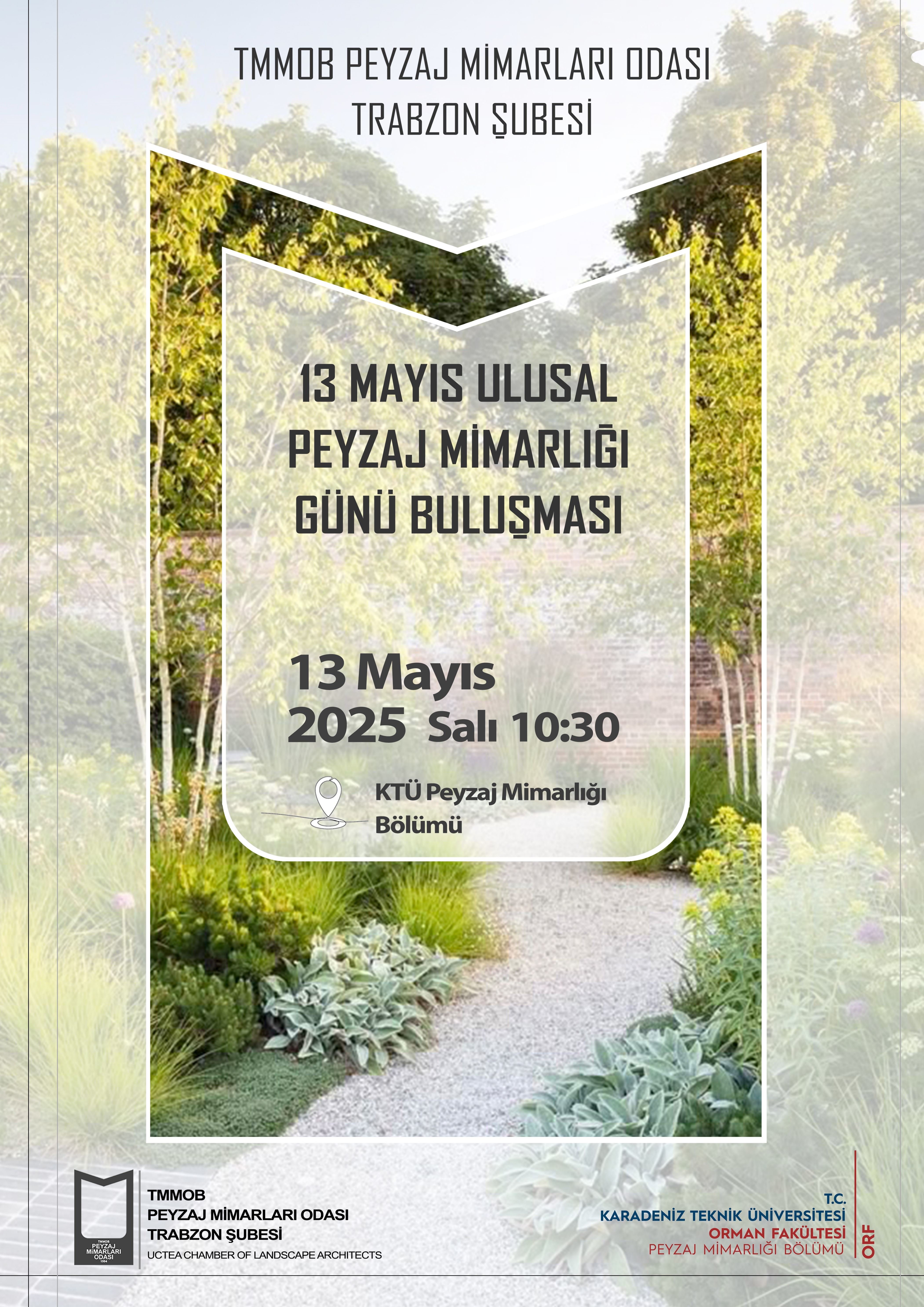 DAVET | 13 MAYIS ULUSAL PEYZAJ MİMARLIĞI GÜNÜNE ÖZEL ODA-ÜYE BULUŞMASI 