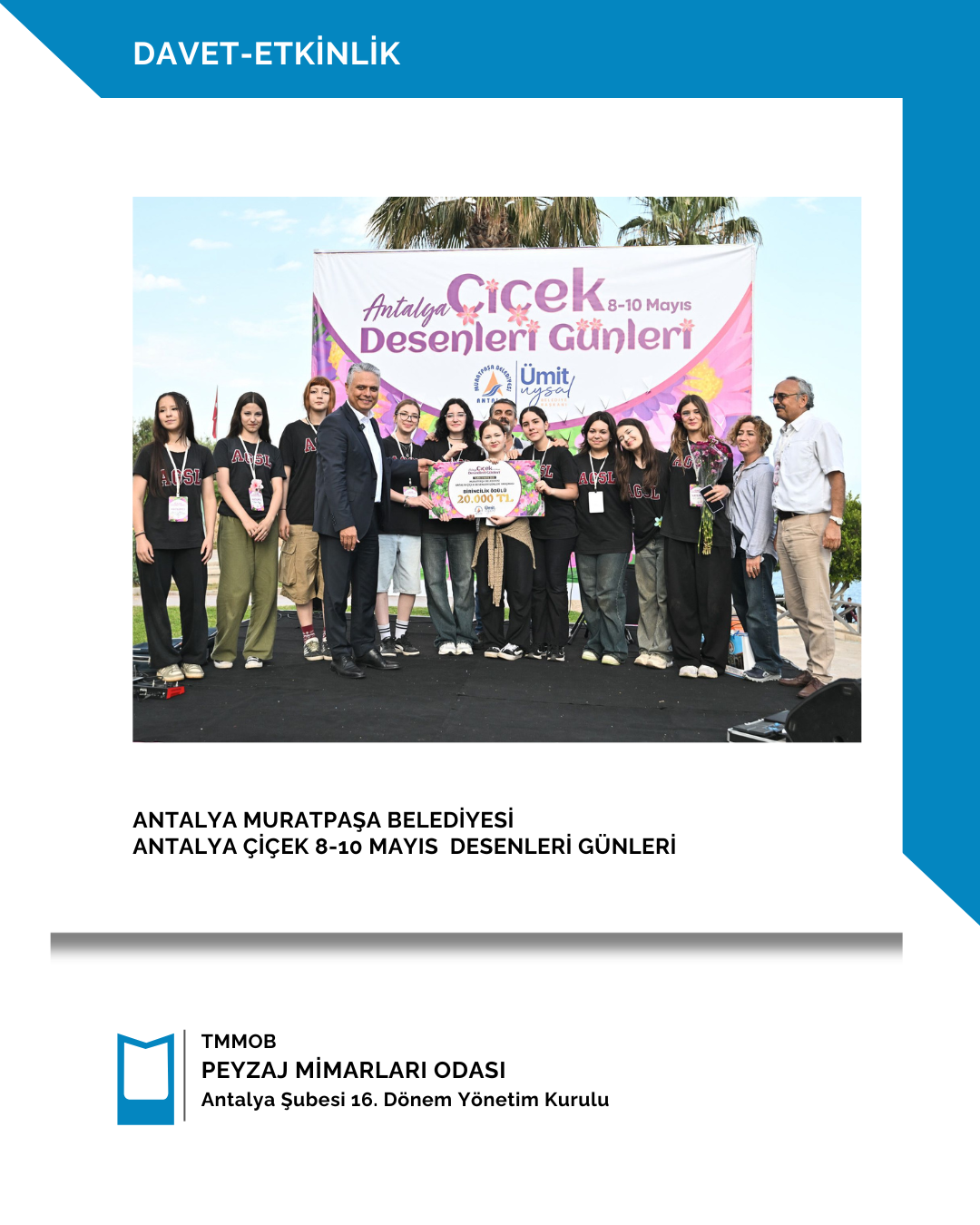 ANTALYA MURATPAŞA BELEDİYESİ-ANTALYA ÇİÇEK 8-10 MAYIS DESENLERİ GÜNLERİ