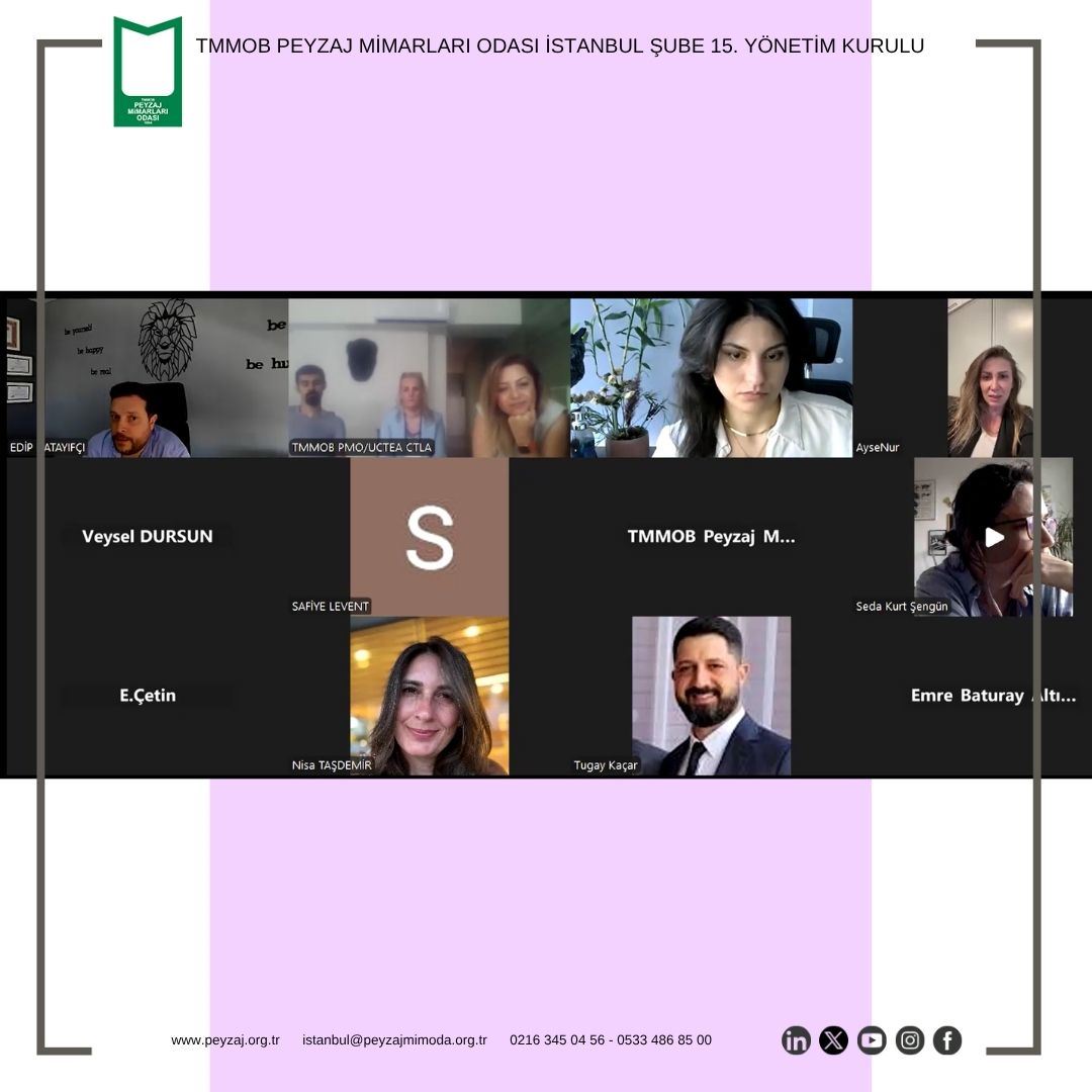 SEKTÖREL SORUNLAR VE HUKUKİ SÜREÇLER GÜNDEMİYLE ZOOM TOPLANTIMIZI GERÇEKLEŞTİRDİK