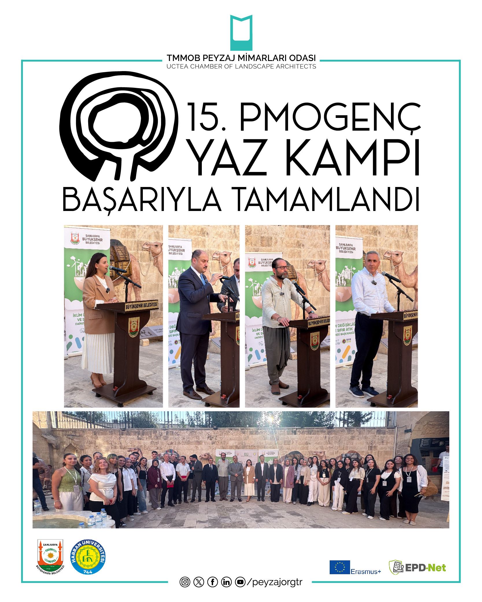 15. PMOGENÇ YAZ KAMPI BAŞARI İLE TAMAMLANDI