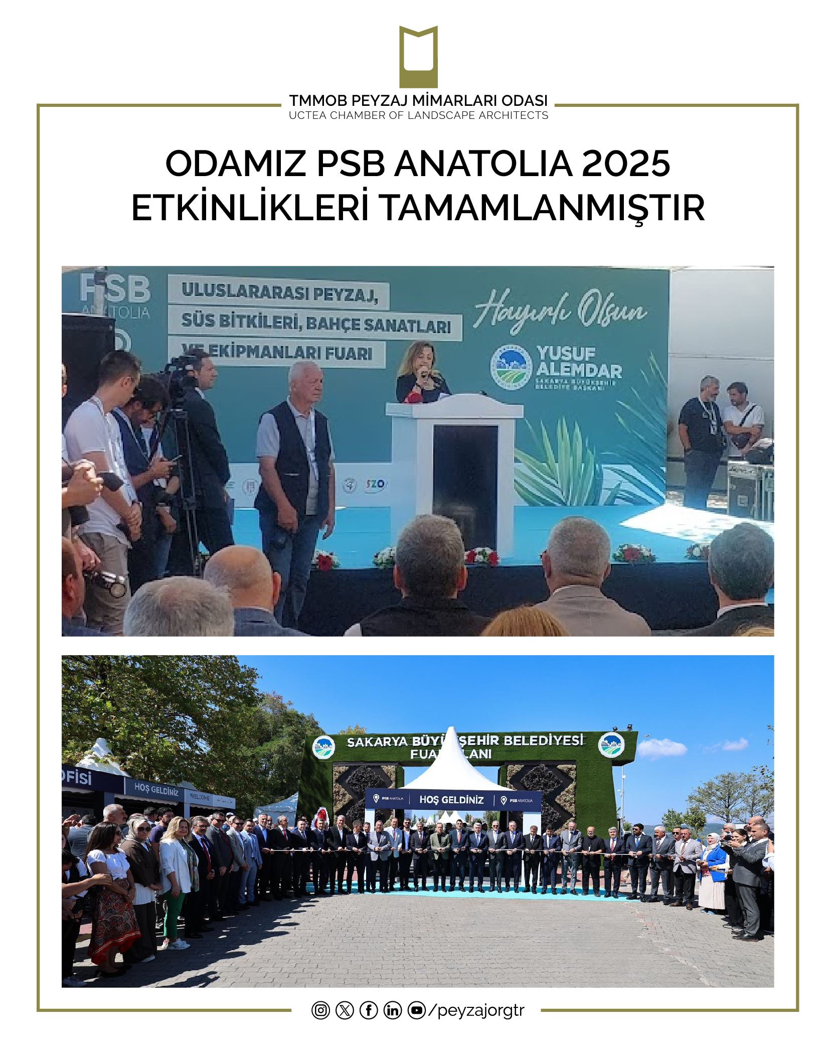 ODAMIZ PSB ANATOLIA 2025 ETKİNLİKLERİ TAMAMLANMIŞTIR