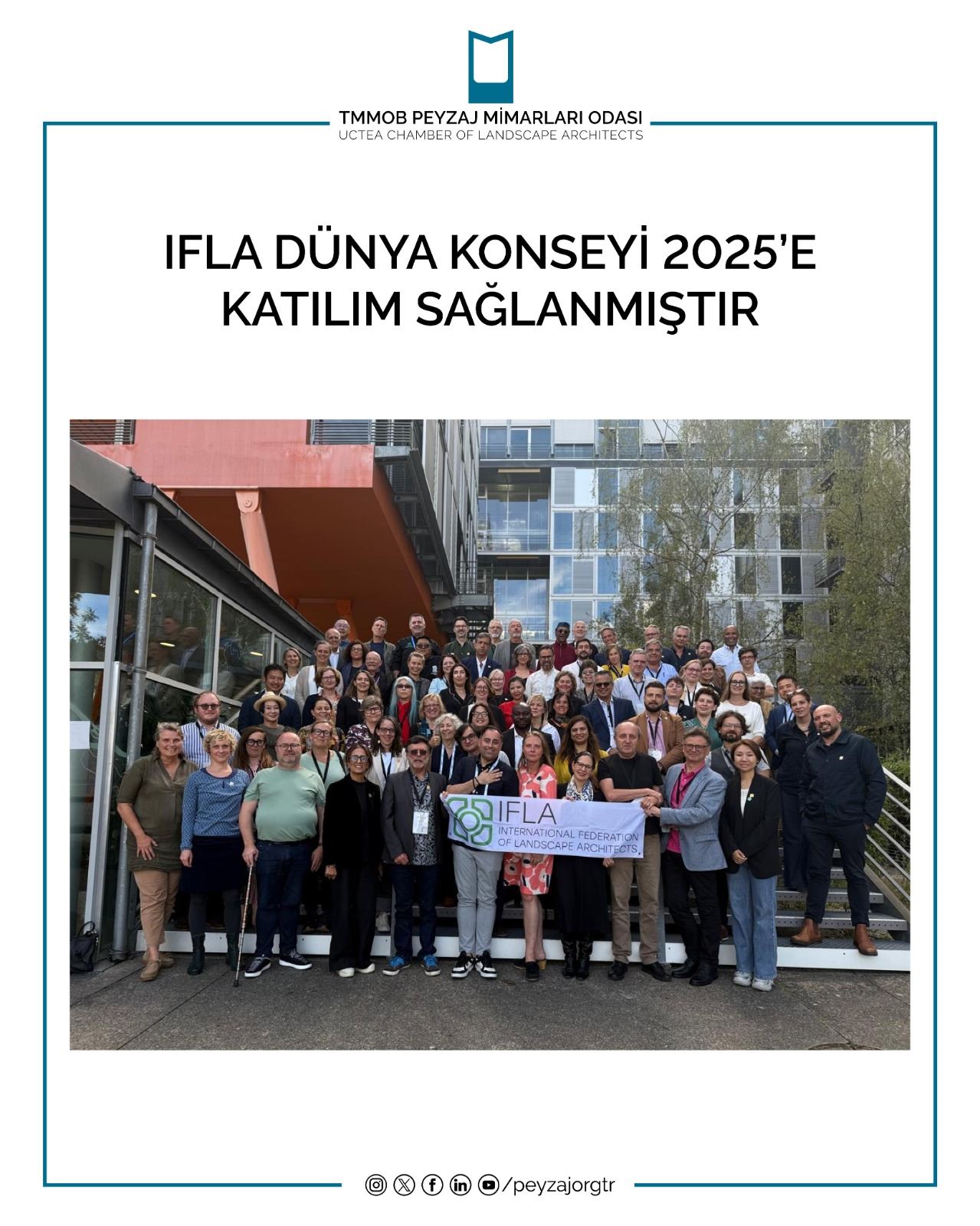 IFLA 2025 DÜNYA KONSEYİNE KATILIM SAĞLANMIŞTIR