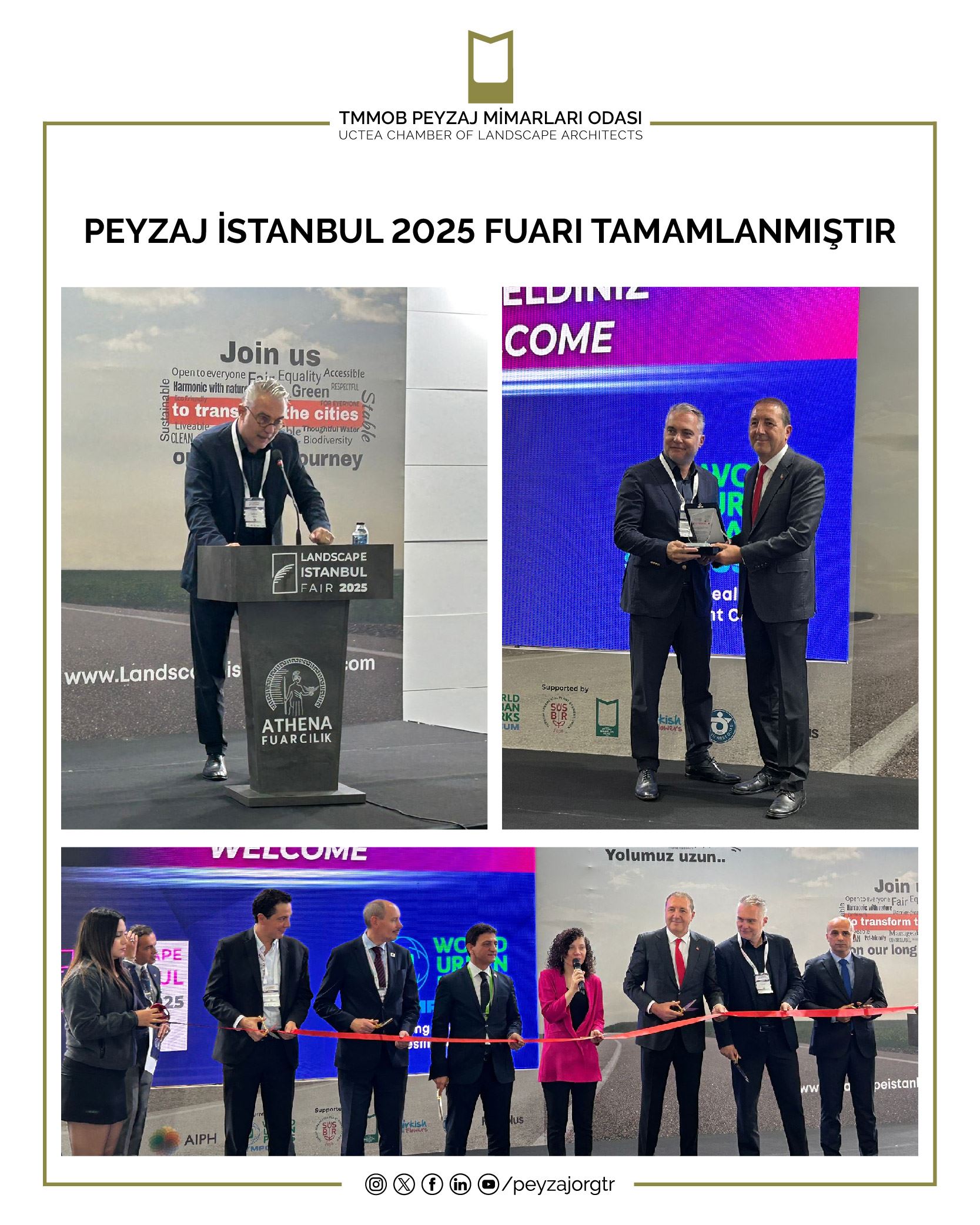 PEYZAJ İSTANBUL 2025 FUARI TAMAMLANMIŞTIR