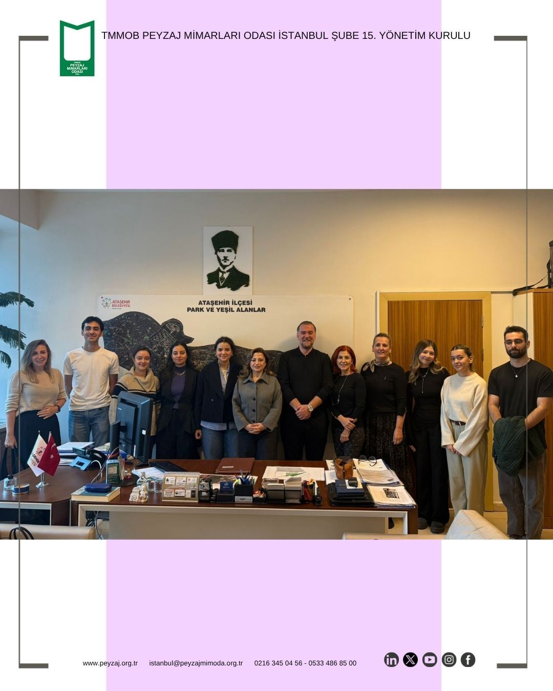 T.C. ATAŞEHİR BELEDİYESİ PARK VE BAHÇELER MÜDÜRLÜĞÜ`NDE ÖĞRENCİ PROJE SUNUM TOPLANTISI GERÇEKLEŞTİRİLDİ