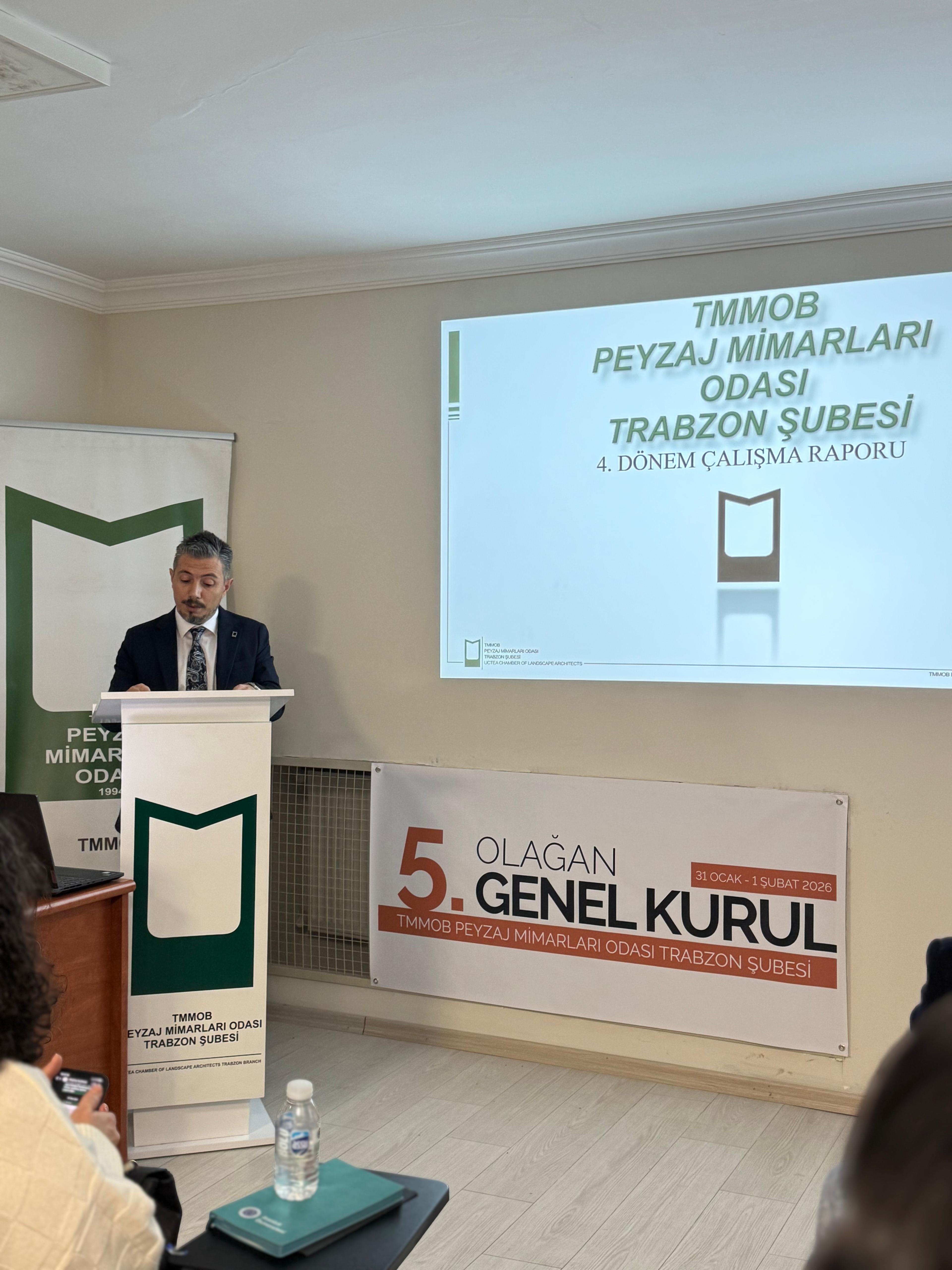 TMMOB PEYZAJ MİMARLARI ODASI TRABZON ŞUBESİ 5. OLAĞAN GENEL KURULU BAŞARI İLE GERÇEKLEŞTİRİLMİŞTİR.