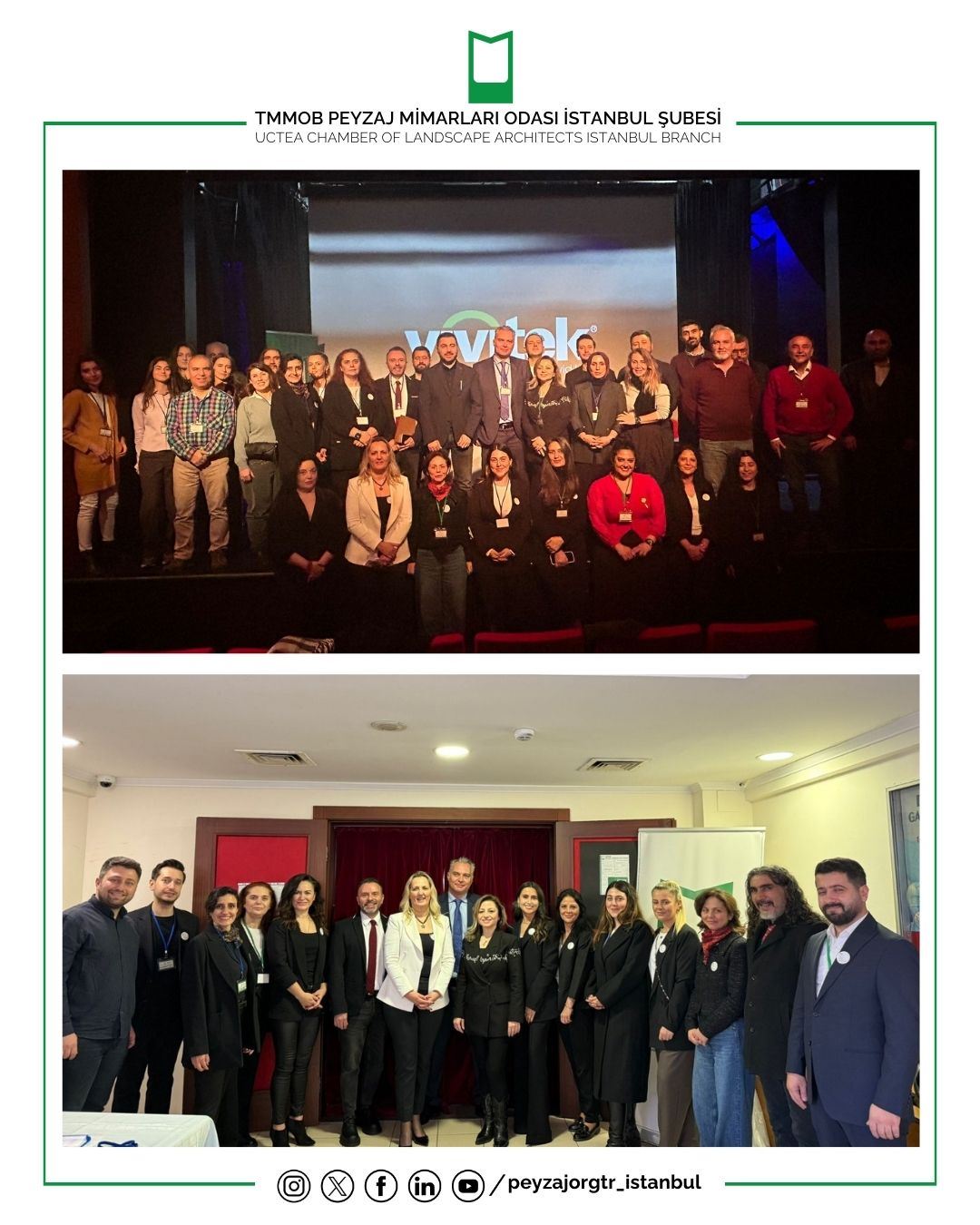 TMMOB PEYZAJ MİMARLARI ODASI İSTANBUL ŞUBESİ 16. DÖNEM OLAĞAN GENEL KURULU VE SEÇİMLERİ GERÇEKLEŞTİRİLDİ