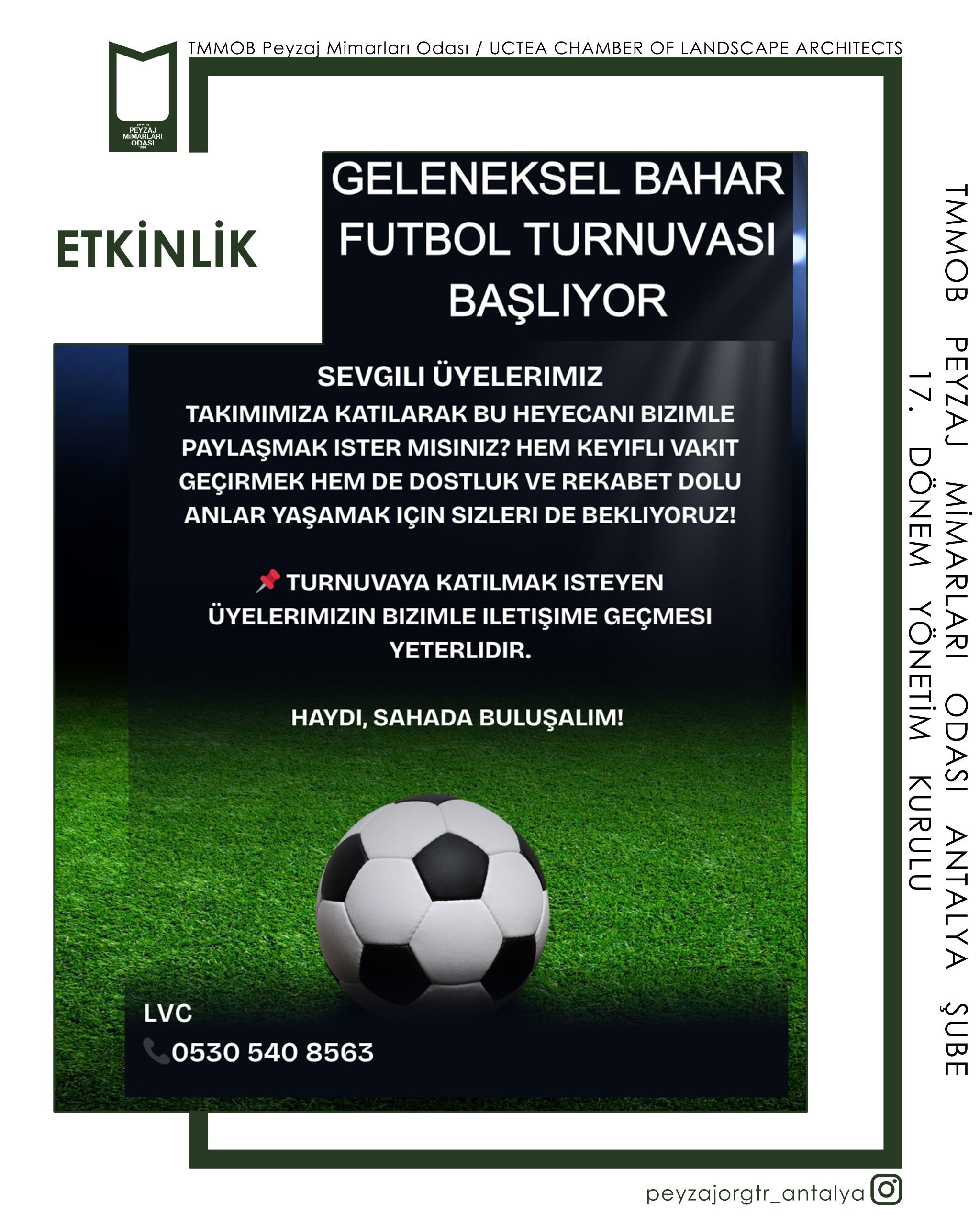 DUYURU | GELENEKSEL FUTBOL TURNUVASI BAŞLIYOR!