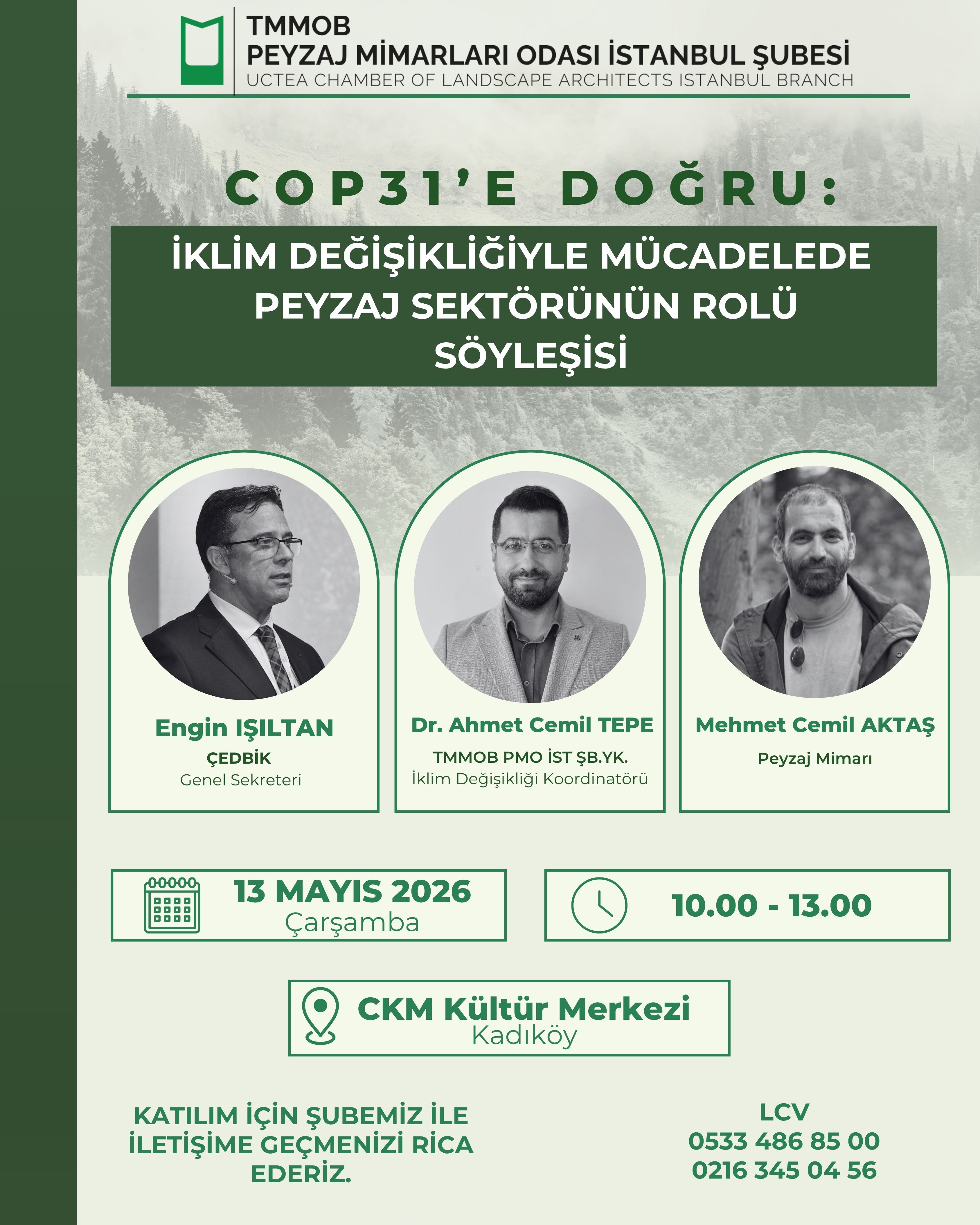 SÖYLEŞİ | COP31’E DOĞRU: İKLİM DEĞİŞİKLİĞİYLE MÜCADELEDE PEYZAJ SEKTÖRÜNÜN ROLÜ HK.