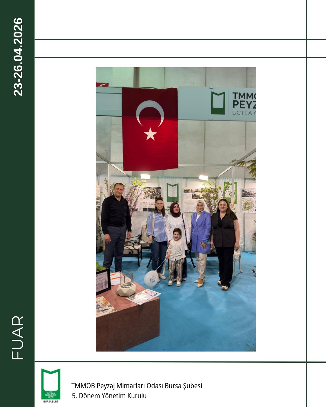 RISING CITY YAPI YAŞAM FUARINA PEYZAJ MİMARLARI ODASI OLARAK KATILIM SAĞLADIK