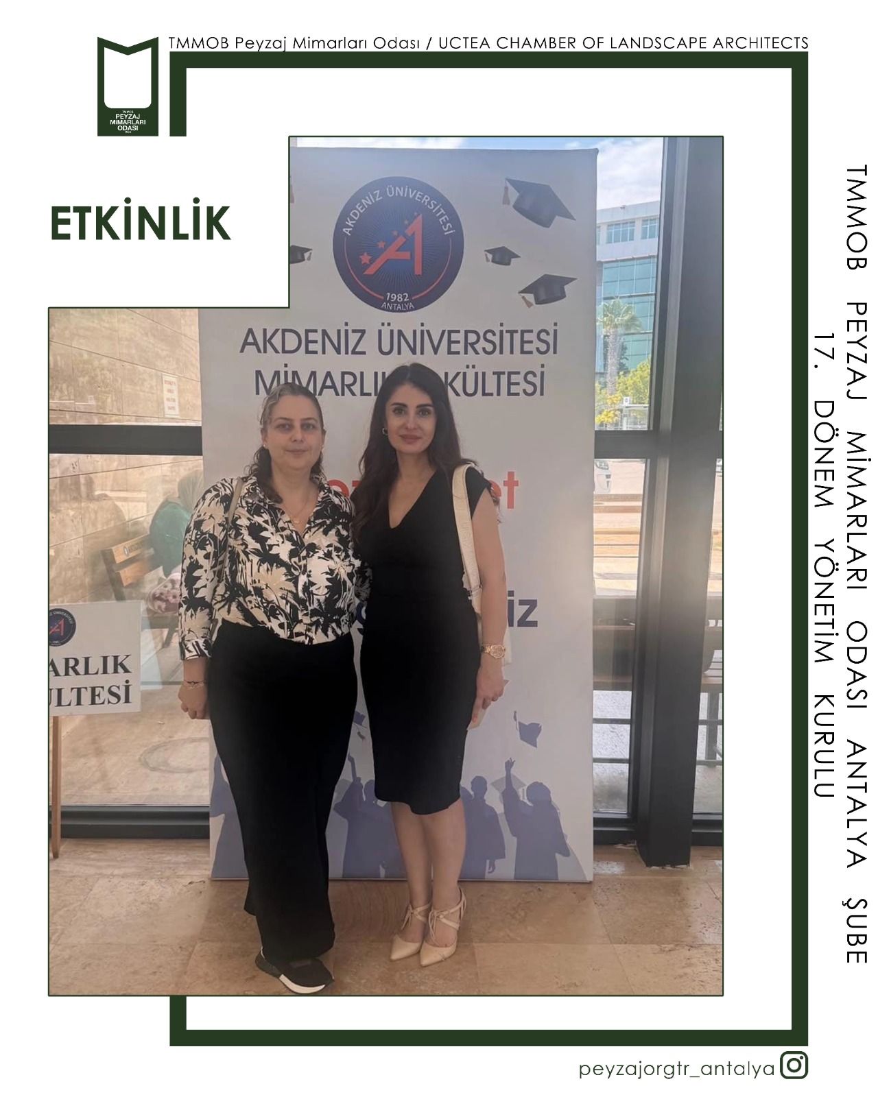AKDENİZ ÜNİVERSİTESİ MİMARLIK FAKÜLTESİ PEYZAJ MİMARLIĞI BÖLÜMÜ MEZUNİYET TÖRENİ