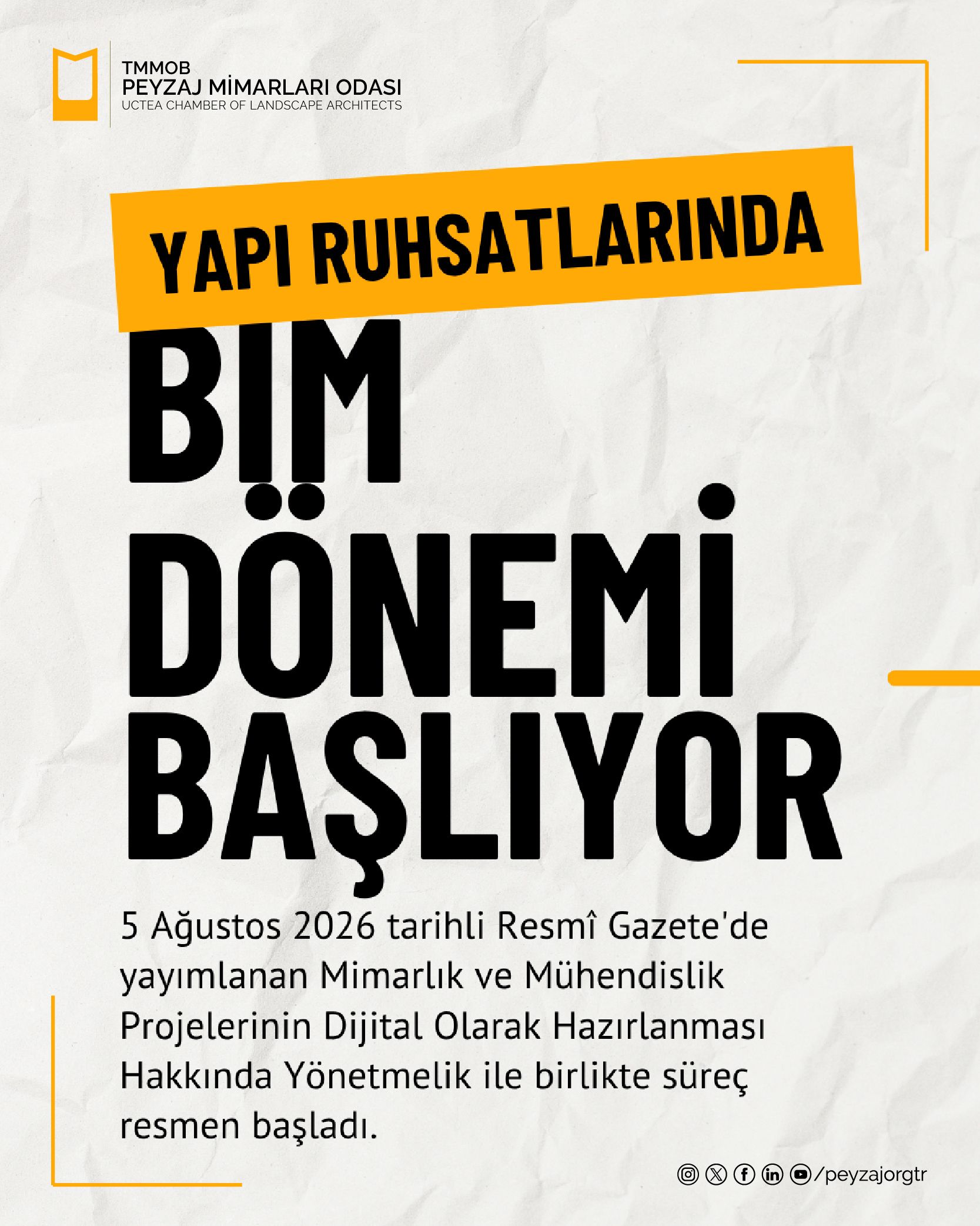 YAPI RUHSATLARINDA DİJİTAL DÖNÜŞÜM BAŞLADI