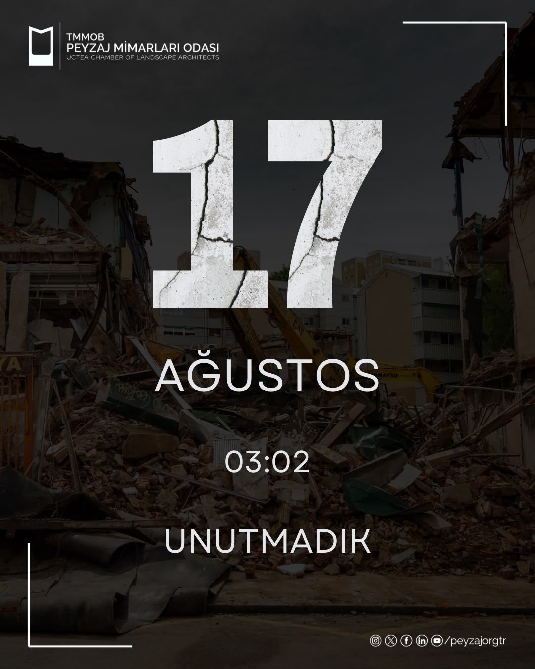 17 AĞUSTOS 1999 | 27. YILINDA BİR DAHA YAŞAMAMAK İÇİN…