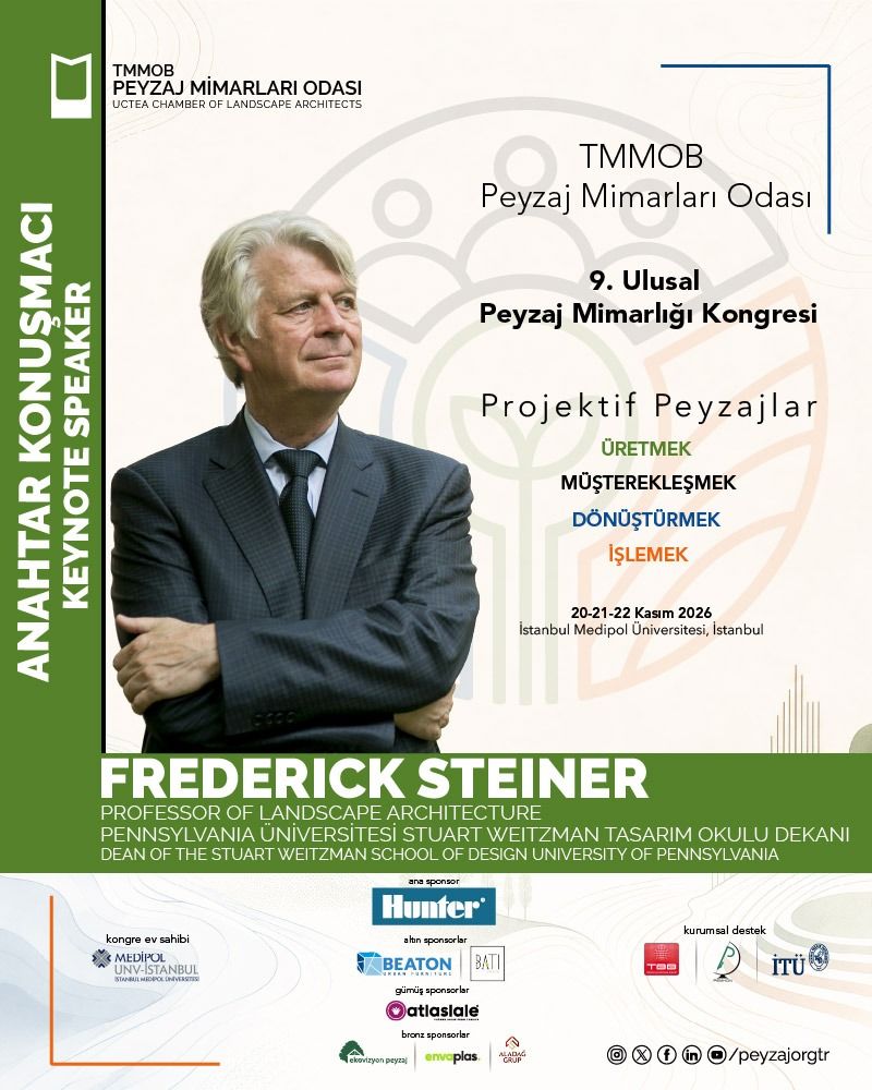 KONGRE | FREDERICK STEINER – ANAHTAR KONUŞMACI 