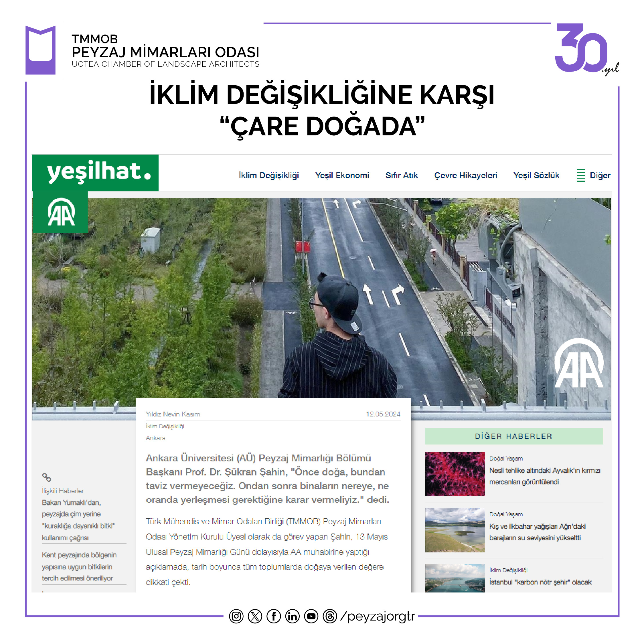 BASINDA ODAMIZ | İKLİM DEĞİŞİKLİĞİNE KARŞI ÇARE DOĞADA