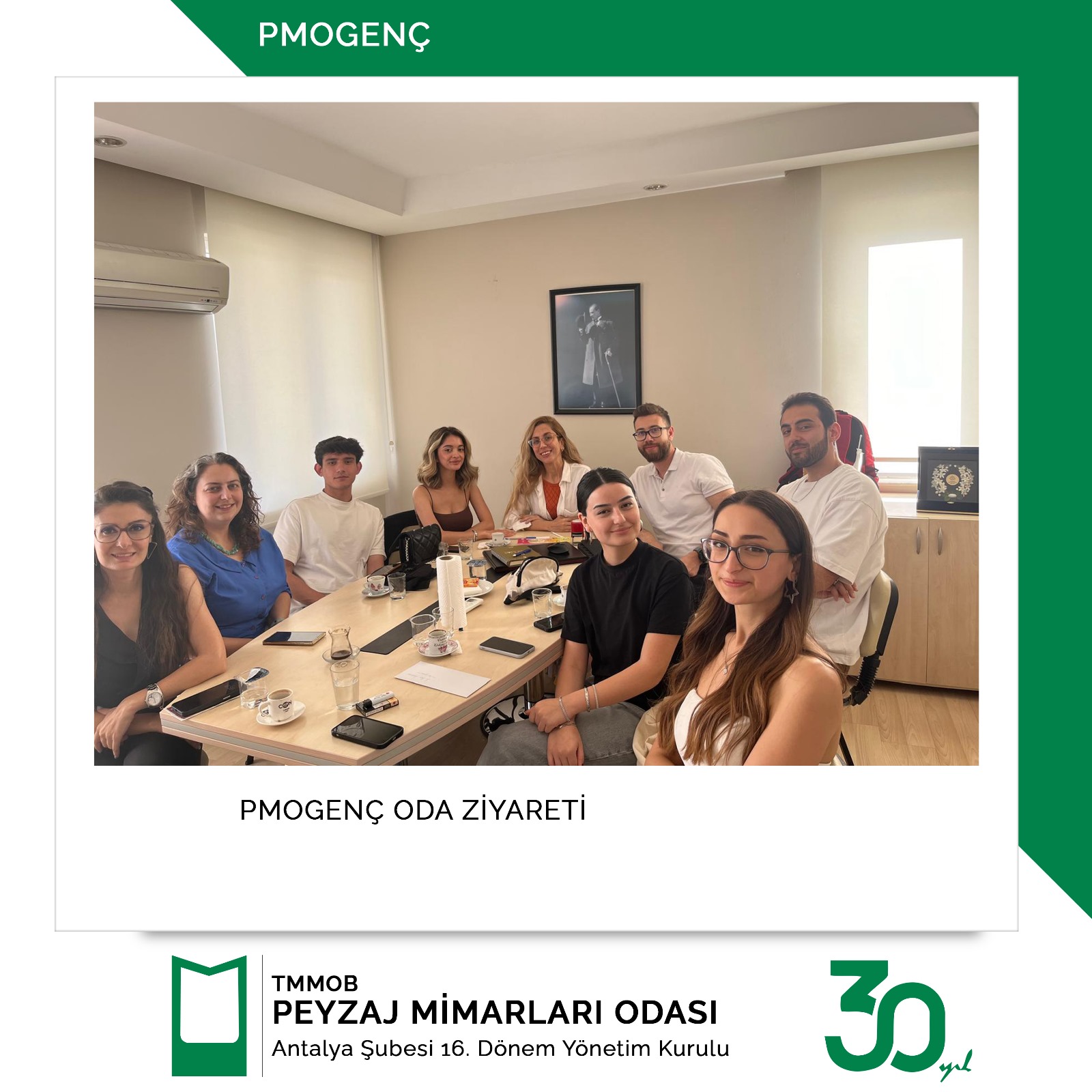 PMOGENÇ ŞUBE ZİYARETİ