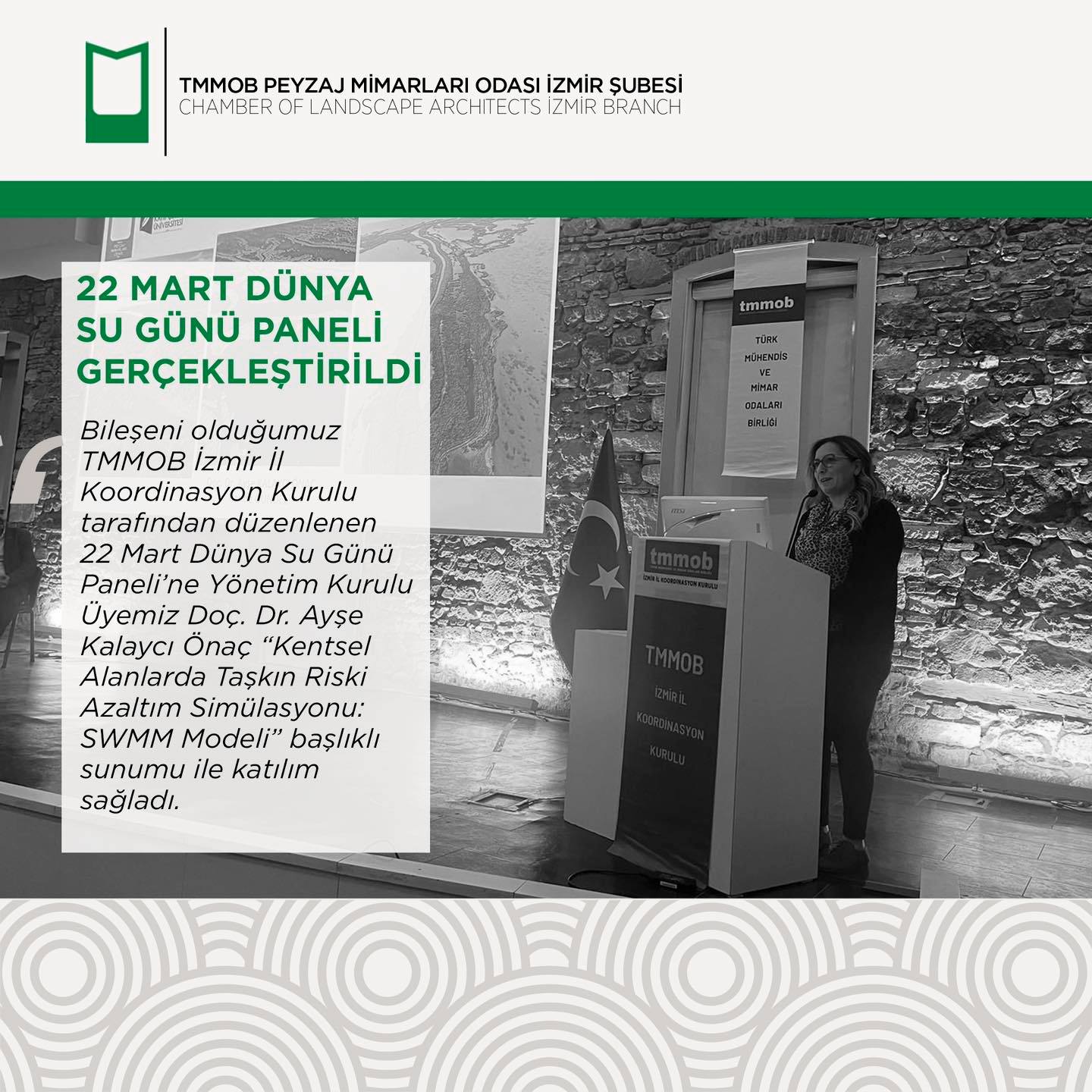 22 MART DÜNYA SU GÜNÜ PANELİ GERÇEKLEŞTİRİLDİ