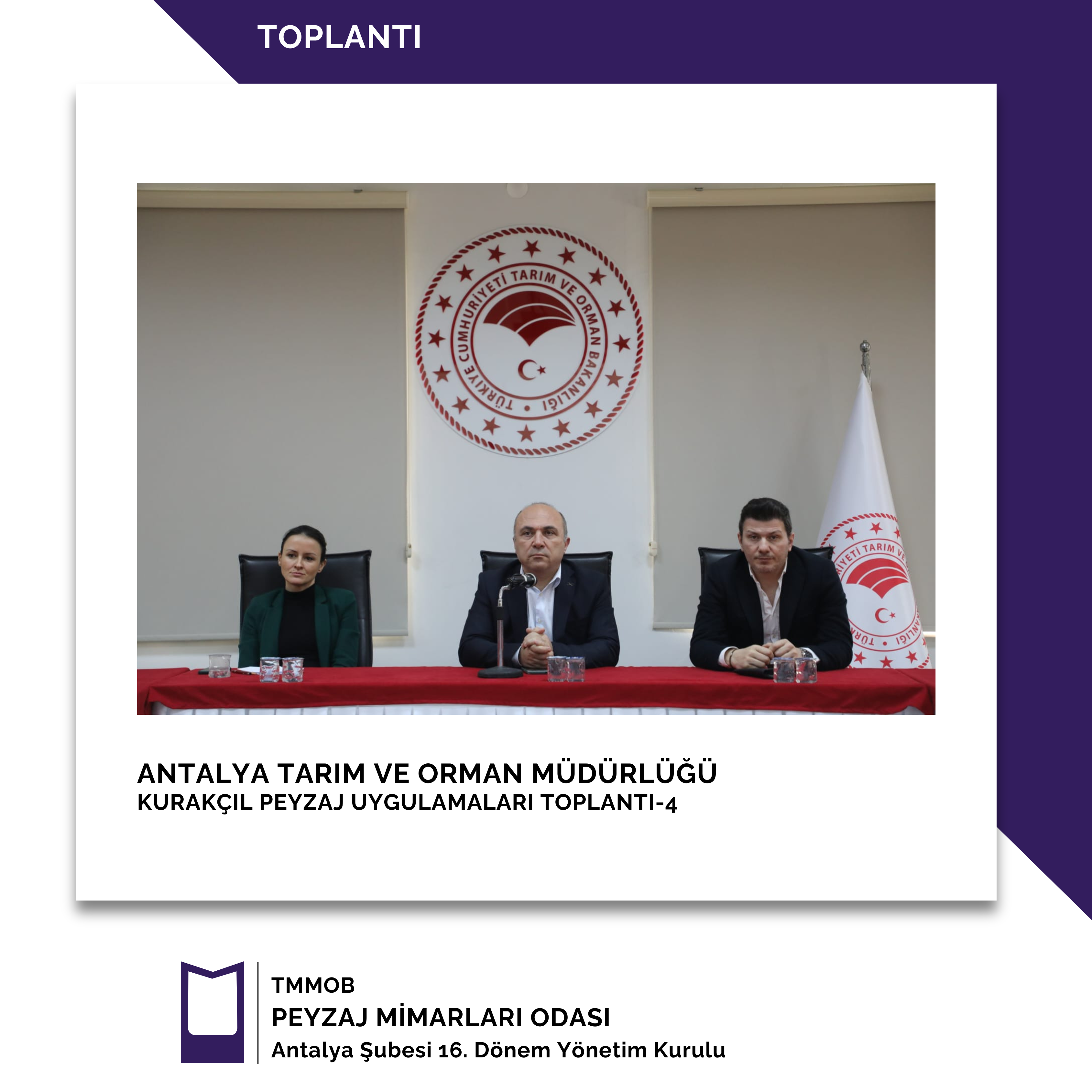 ANTALYA TARIM İL VE ORMAN MÜDÜRLÜĞÜ KURAKÇIL PEYZAJ UYGULAMALARI TOPLANTISI-4 KAMU KURUMLARI