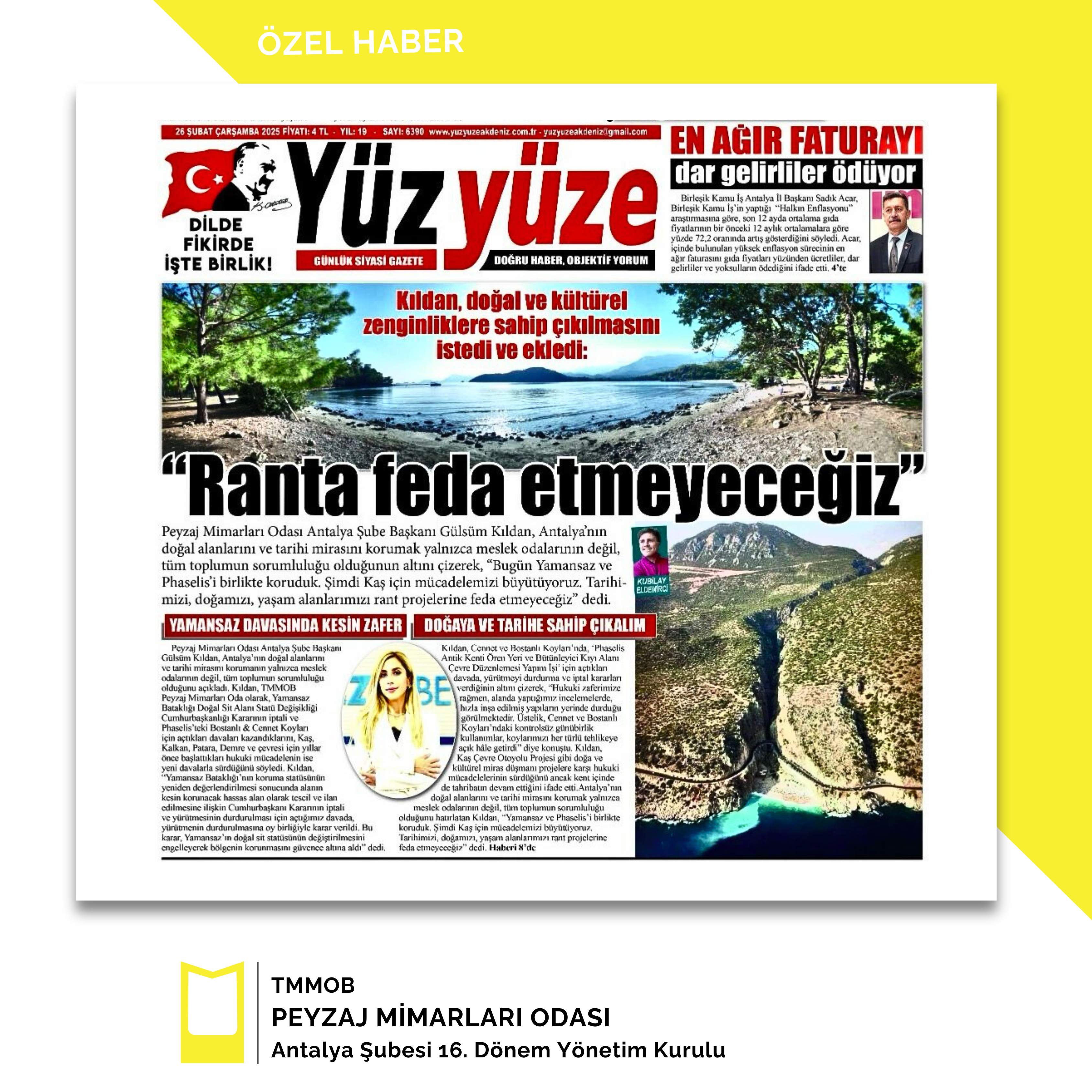 ÖZEL HABER-DOĞAL VE KÜLTÜREL ZENGİNLİKLERİMİZE SAHİP ÇIKIYORUZ!