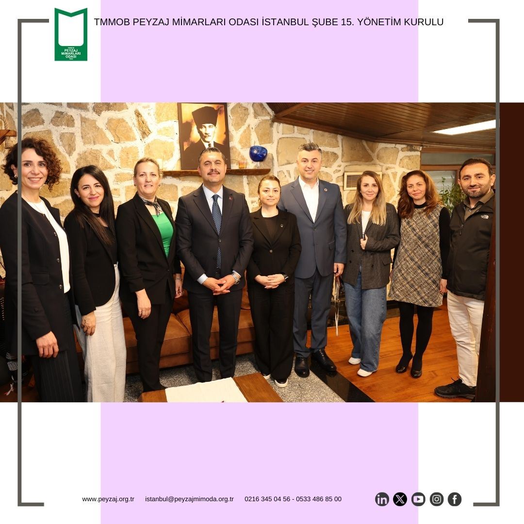 T.C. ŞİLE BELEDİYESİ'NE RUHSAT AŞAMASINDA PEYZAJ PROJESİ İSTENMESİ GÜNDEMLİ ZİYARET GERÇEKLEŞTİRİLDİ. 