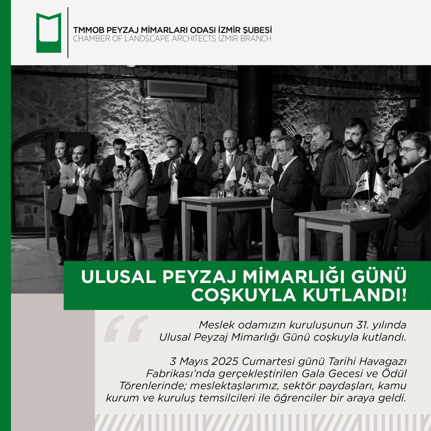 ULUSAL PEYZAJ MİMARLIĞI GÜNÜ COŞKUYLA KUTLANDI