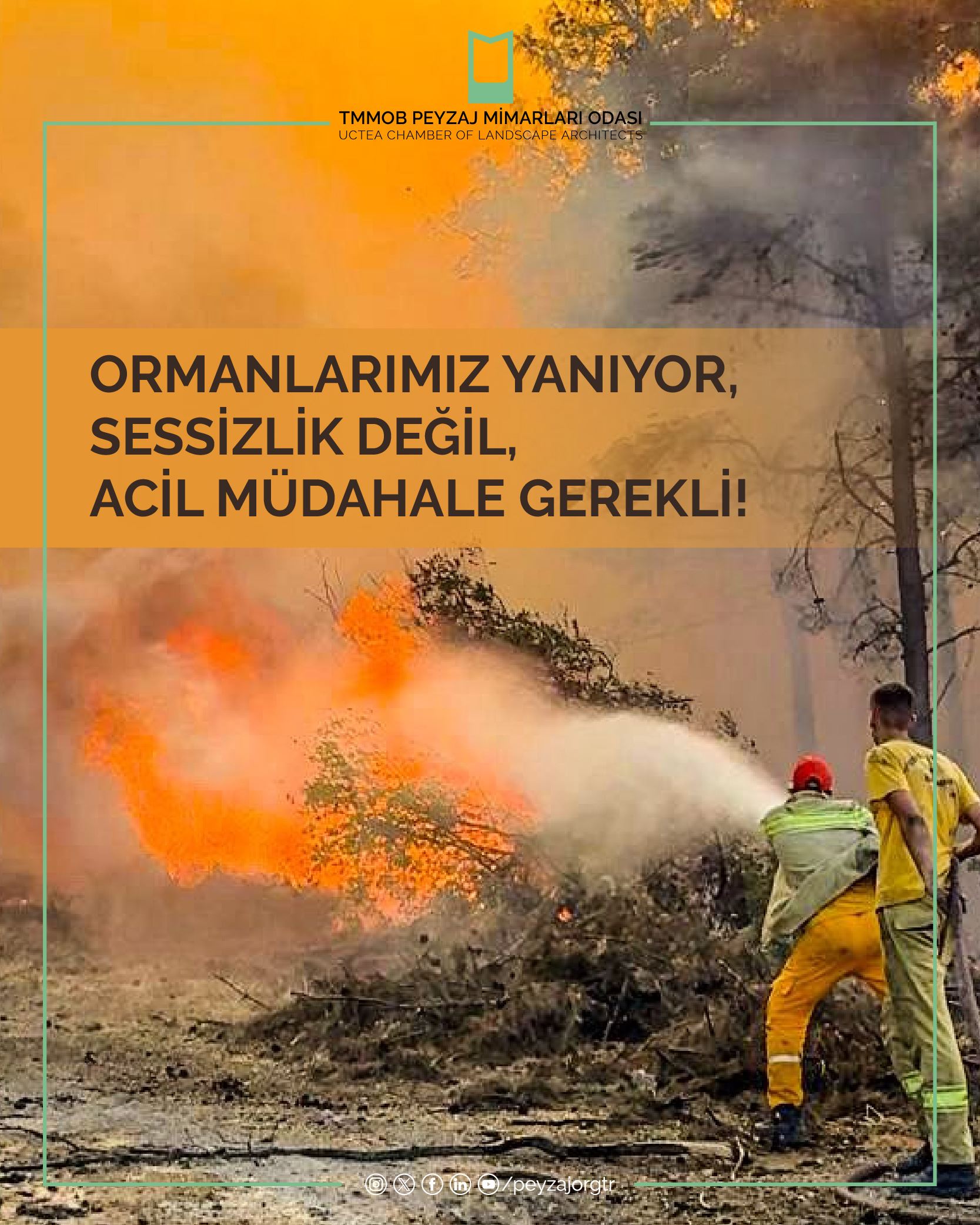 BASIN AÇIKLAMASI | ORMANLARIMIZ YANIYOR, SESSİZLİK DEĞİL, ACİL MÜDAHALE GEREKLİ!