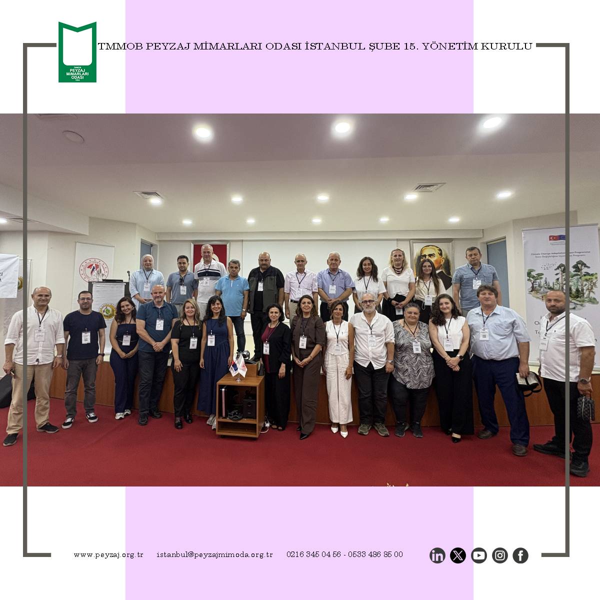 ORMANA BAĞLI SEKTÖRLERDE İKLİM DEĞİŞİKLİĞİNE UYUM ÇALIŞTAYINA KATILDIK! 