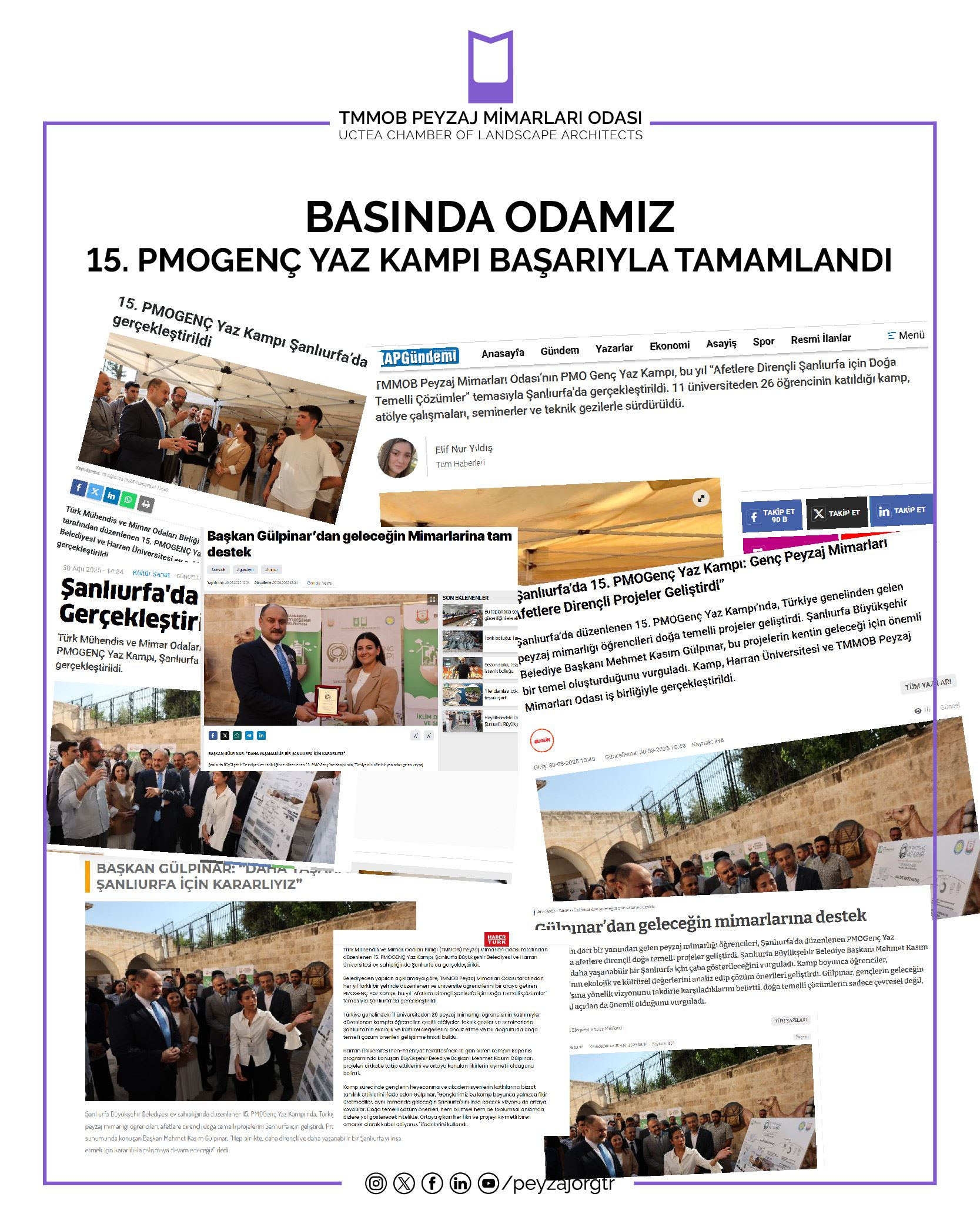 BASINDA ODAMIZ | 15. PMOGENÇ YAZ KAMPI BAŞARIYLA TAMAMLANDI