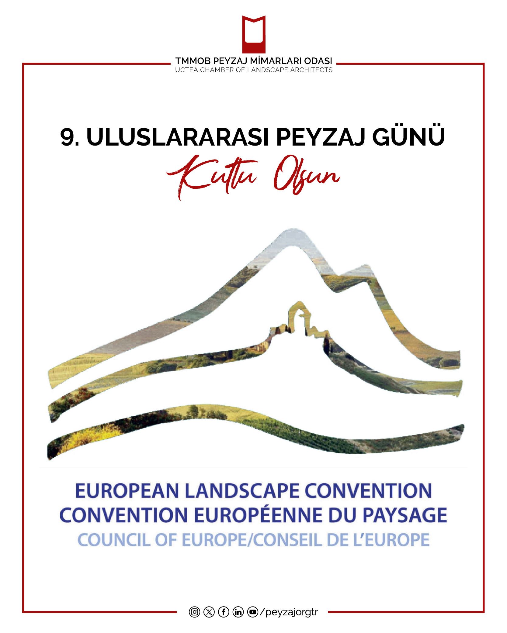 KUTLAMA | 9. ULUSLARARASI PEYZAJ GÜNÜ
