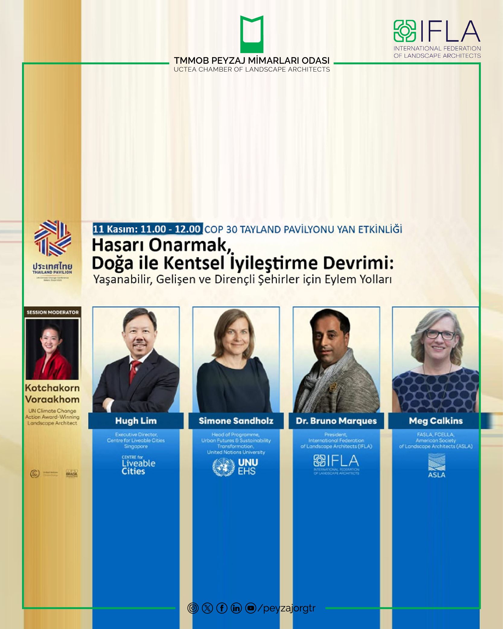 COP30’DA YAŞANABİLİR, GELİŞEN VE DİRENÇLİ ŞEHİRLER İÇİN EYLEM YOLLARI TARTIŞILACAK