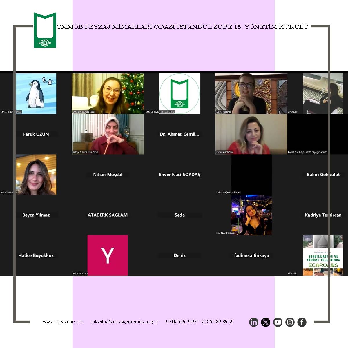 İKLİM VE PEYZAJ: MESLEKİ SORUMLULUK VE FIRSATLAR PANELİMİZİ GERÇEKLEŞTİRDİK 