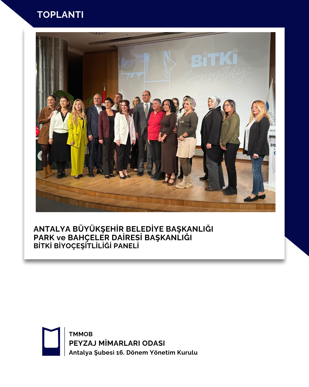 BİTKİ BİYOÇEŞİTLİLİĞİ PANELİNE KATILIM SAĞLANDI