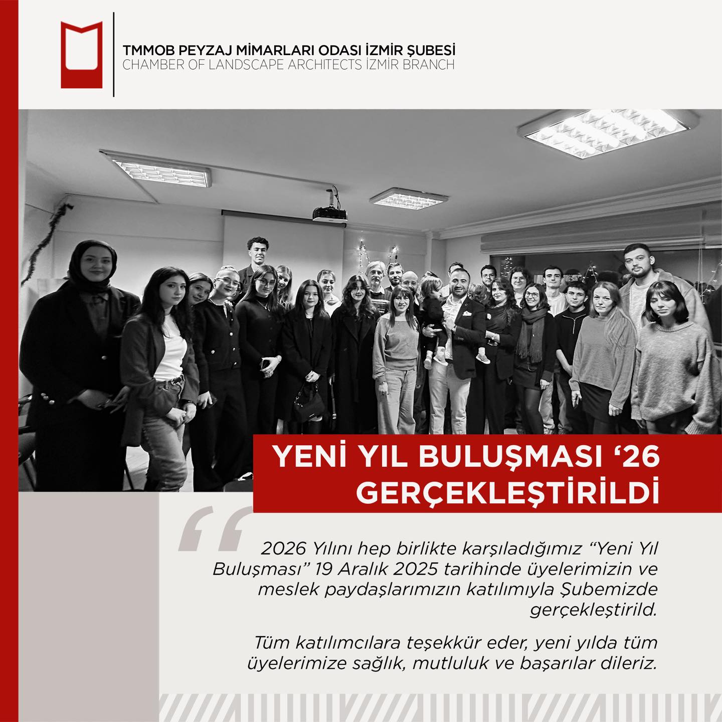 YENİ YIL BULUŞMASI ‘26 GERÇEKLEŞTİRİLDİ