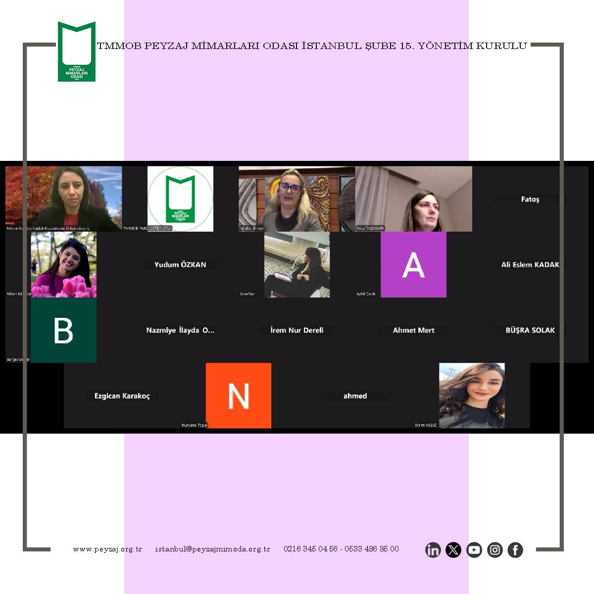 İKLİM VE PEYZAJ BAĞLAMINDA GELİŞEN BİLGİ TEMELLİ YAKLAŞIMLAR SÖYLEŞİMİZİ GERÇEKLEŞTİRDİK. 