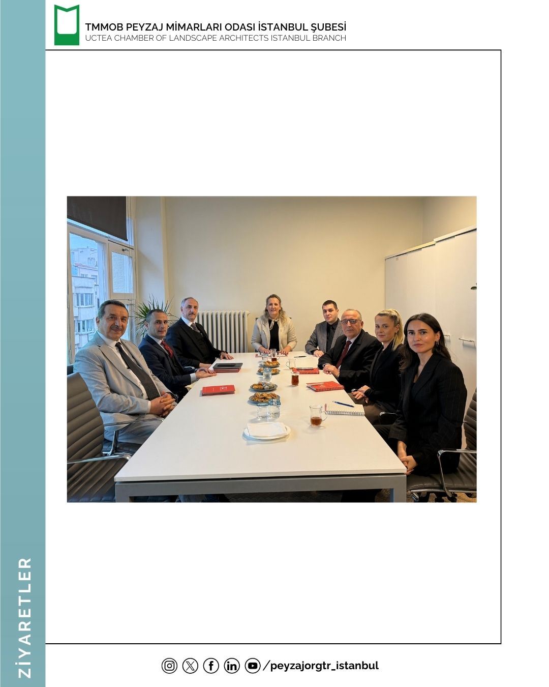 ÇŞİDB ÇÖLLEŞME VE EROZYONLA MÜCADELE GENEL MÜDÜRÜ YENİ YÖNETİM KURULUMUZU ZİYARET ETTİ