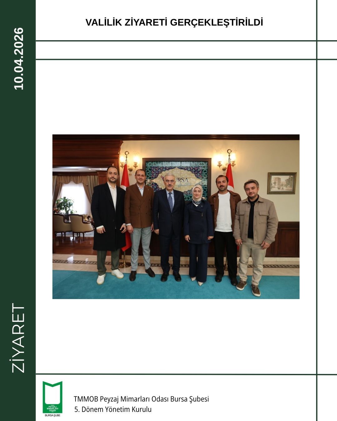 VALİLİK ZİYARETİ GERÇEKLEŞTİRİLDİ