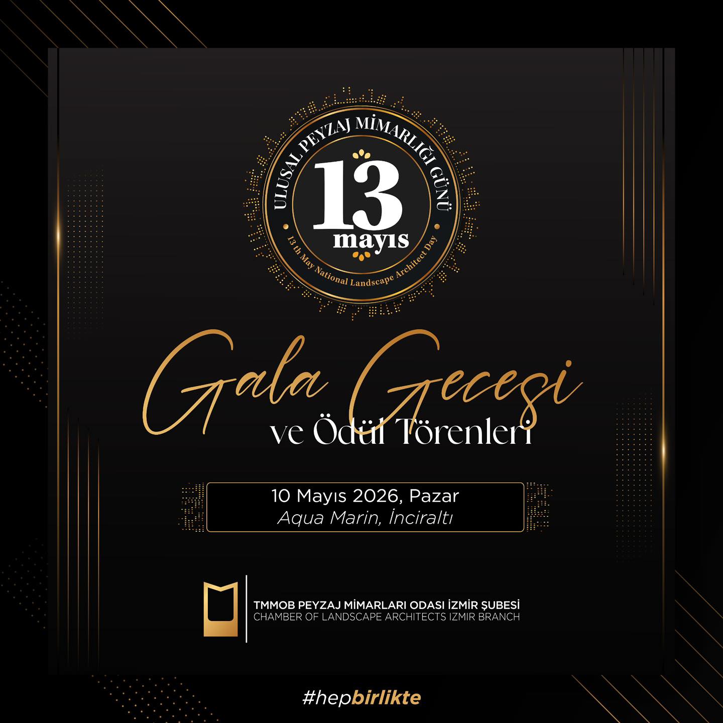 ULUSAL PEYZAJ MİMARLIĞI GÜNÜ GALA GECESİ VE ÖDÜL TÖRENLERİ