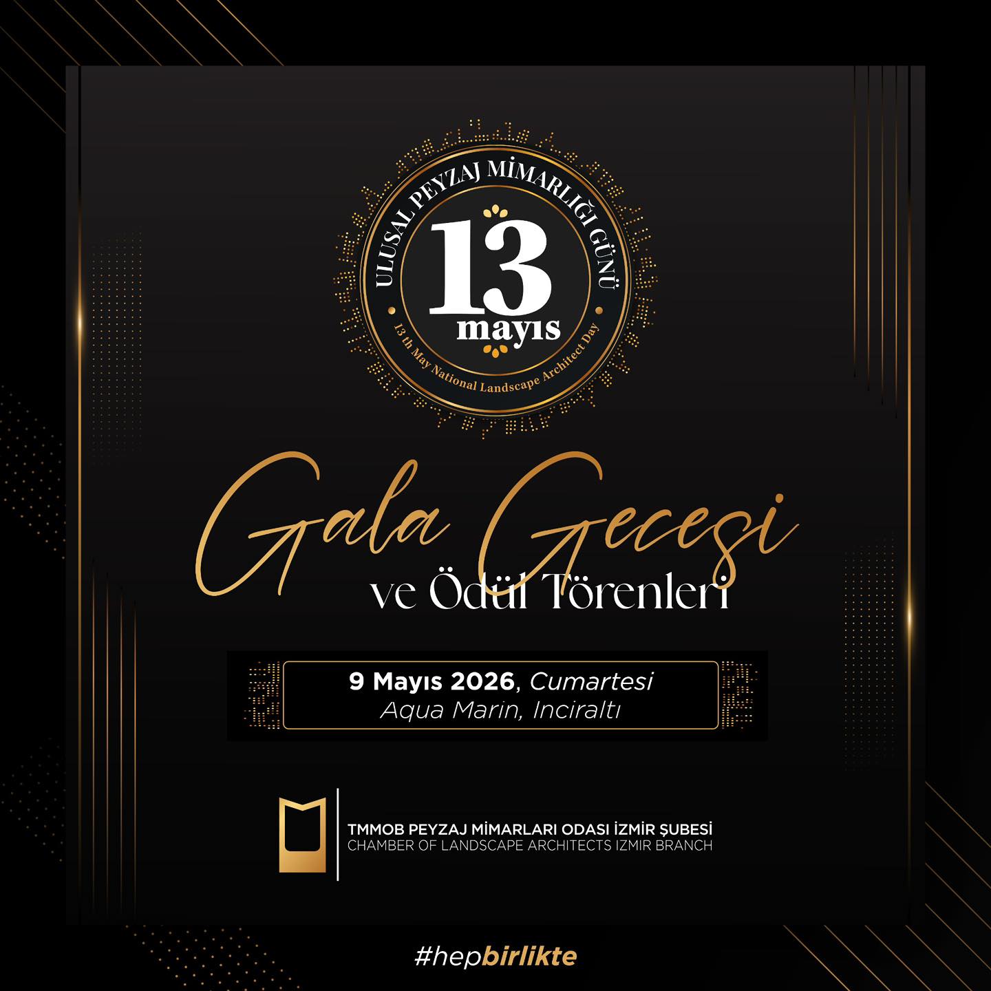 ULUSAL PEYZAJ MİMARLIĞI GÜNÜ GALA GECESİ VE ÖDÜL TÖRENLERİ