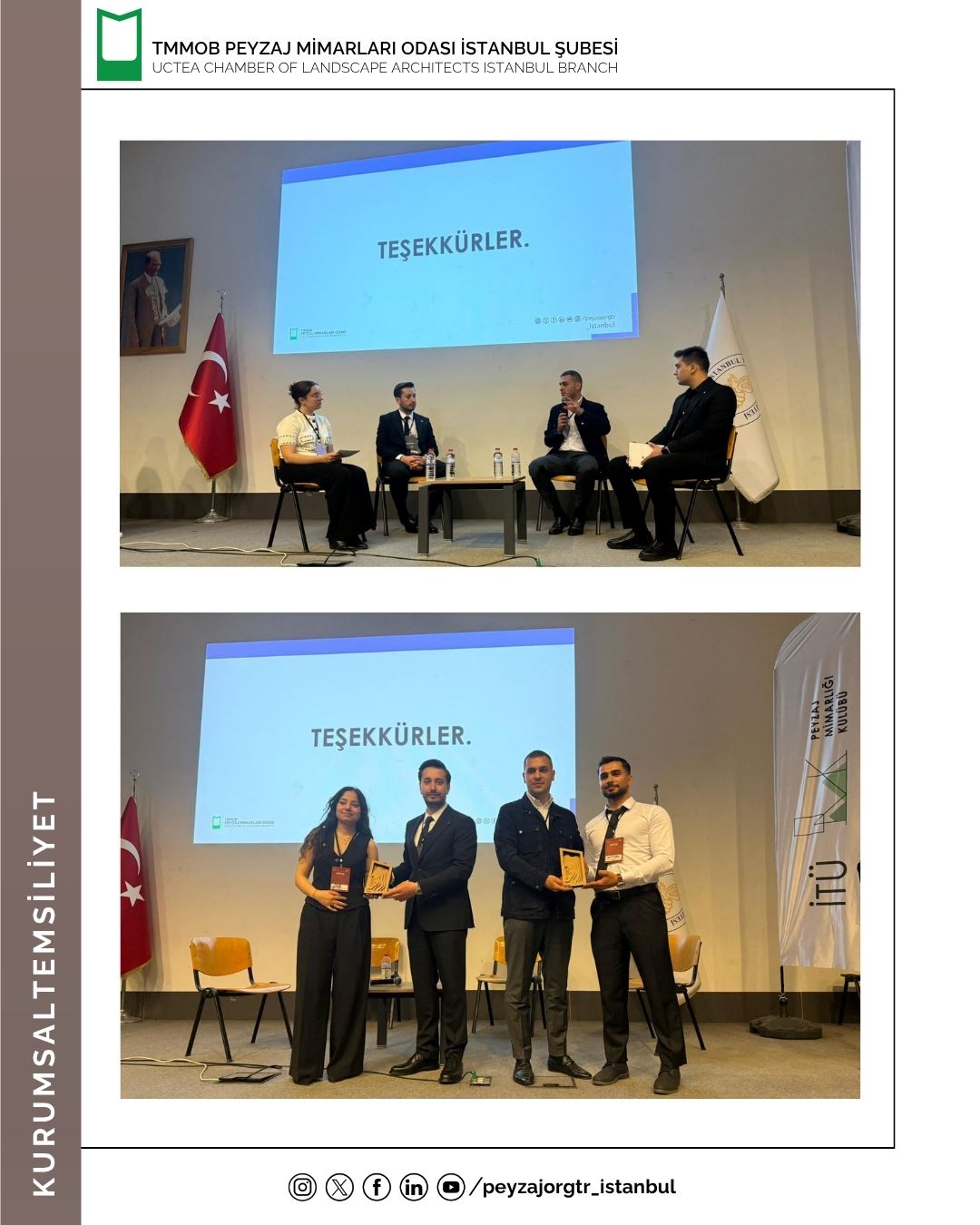 İTÜ ULUSAL PEYZAJ MİMARLIĞI ZİRVESİ 2026’YA KATILIM SAĞLADIK 
