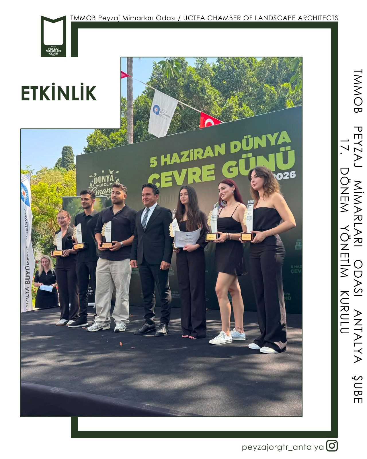ANTALYA BÜYÜKŞEHİR BELEDİYESİ PARK VE BAHÇELER DAİRESİ BAŞKANLIĞI -DAHA YEŞİL ANTALYA İÇİN EN GÜZEL TASARIM VE UYGULAMA YARIŞMASI